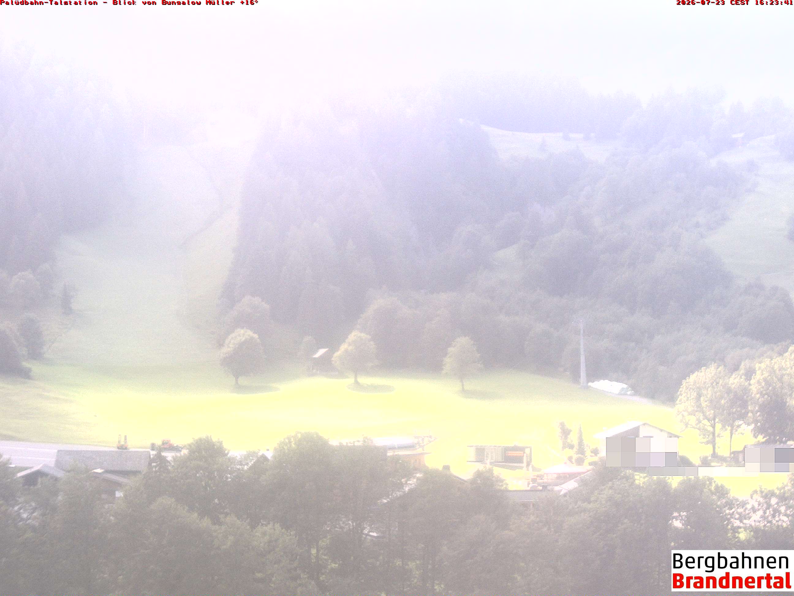 Blick auf Palüdbahn von Bungalow Müller