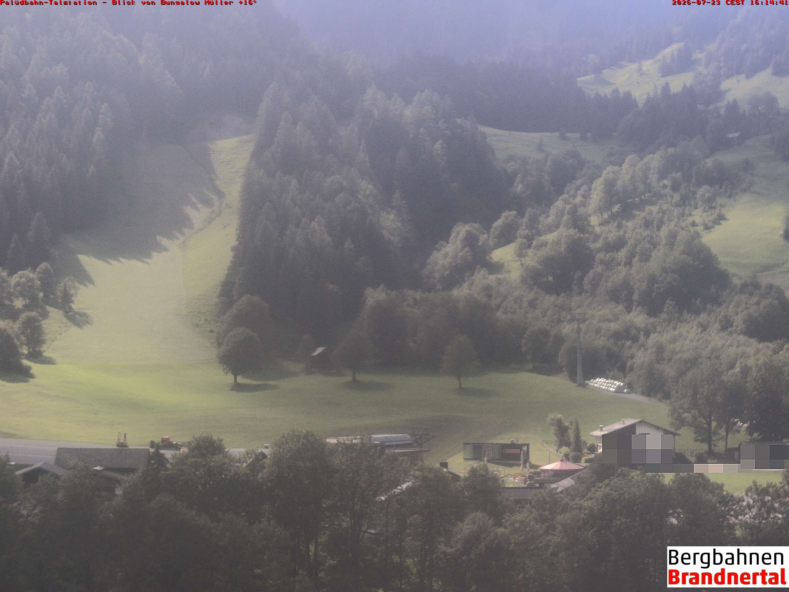 Blick auf Palüdbahn von Bungalow Müller