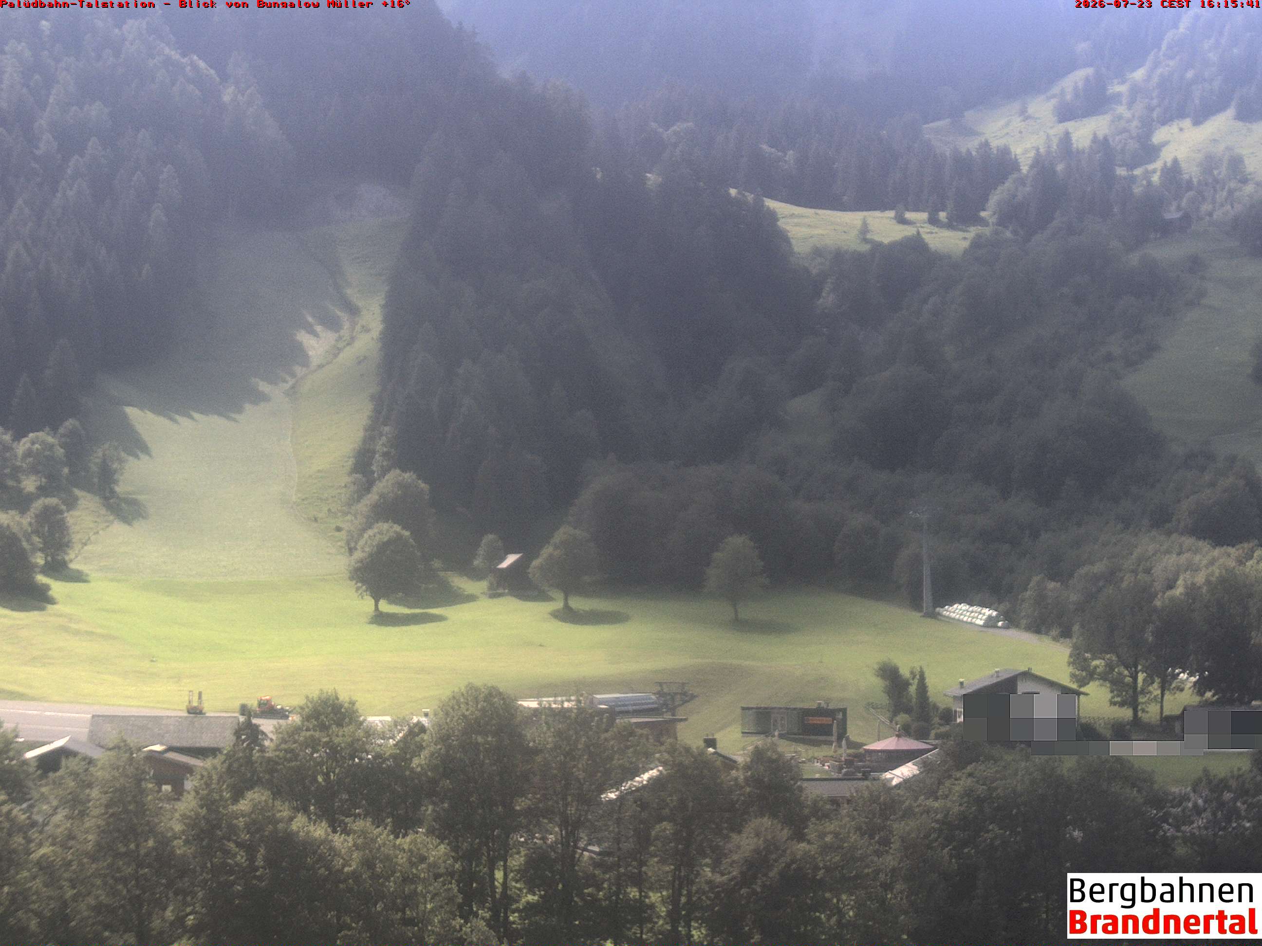 Blick auf Palüdbahn von Bungalow Müller