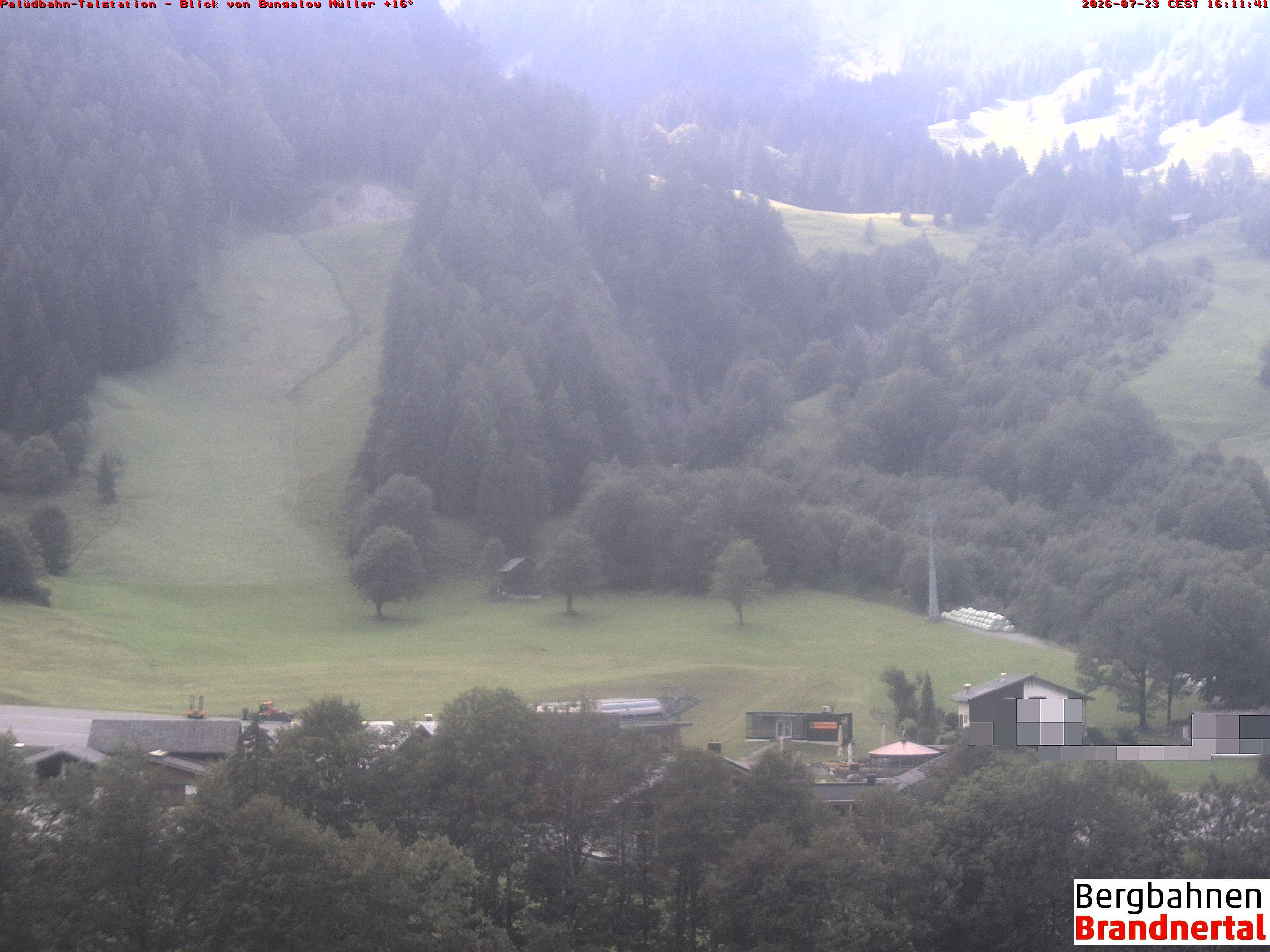 Blick auf Palüdbahn von Bungalow Müller