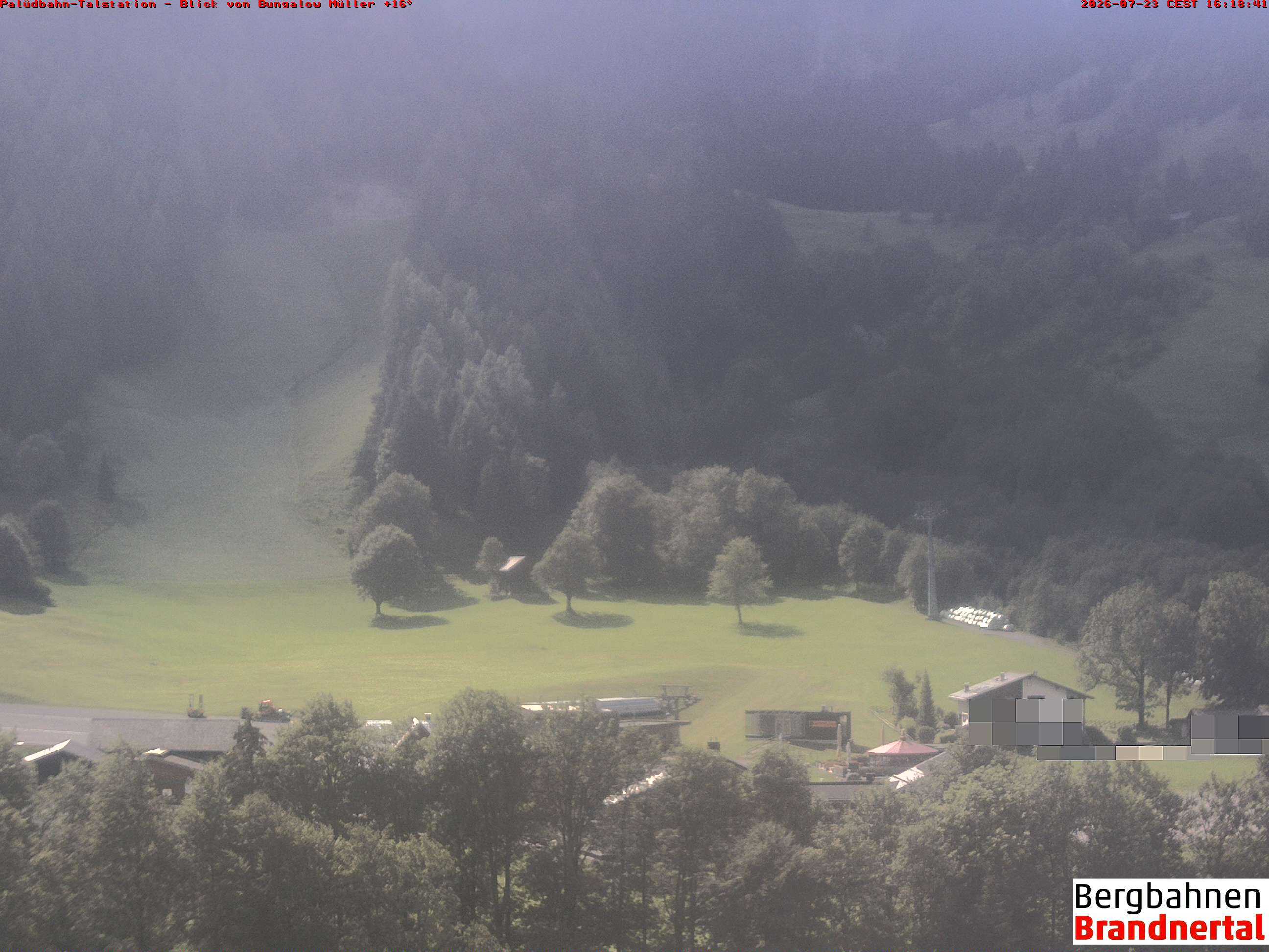 Blick auf Palüdbahn von Bungalow Müller