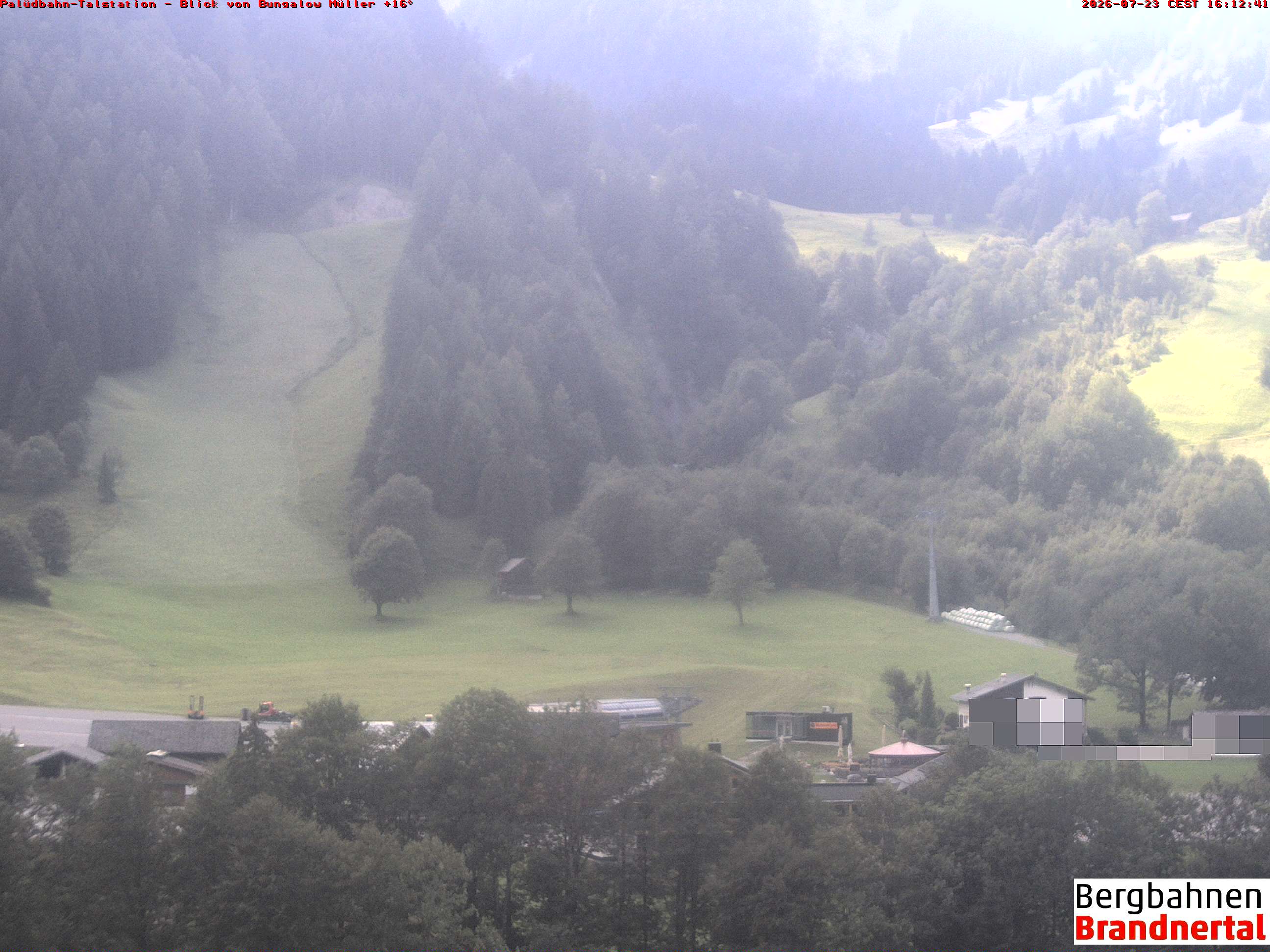 Blick auf Palüdbahn von Bungalow Müller