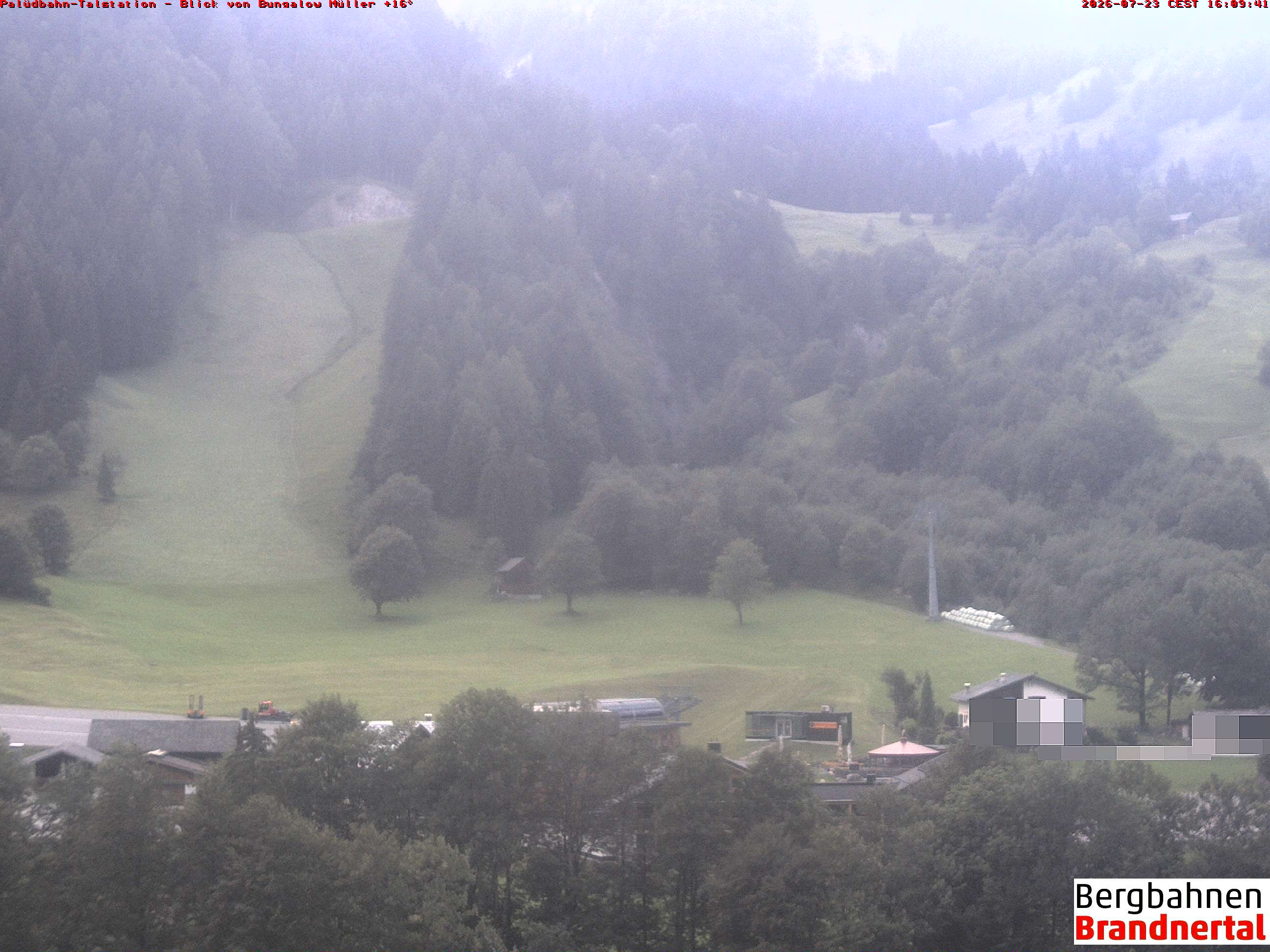 Blick auf Palüdbahn von Bungalow Müller