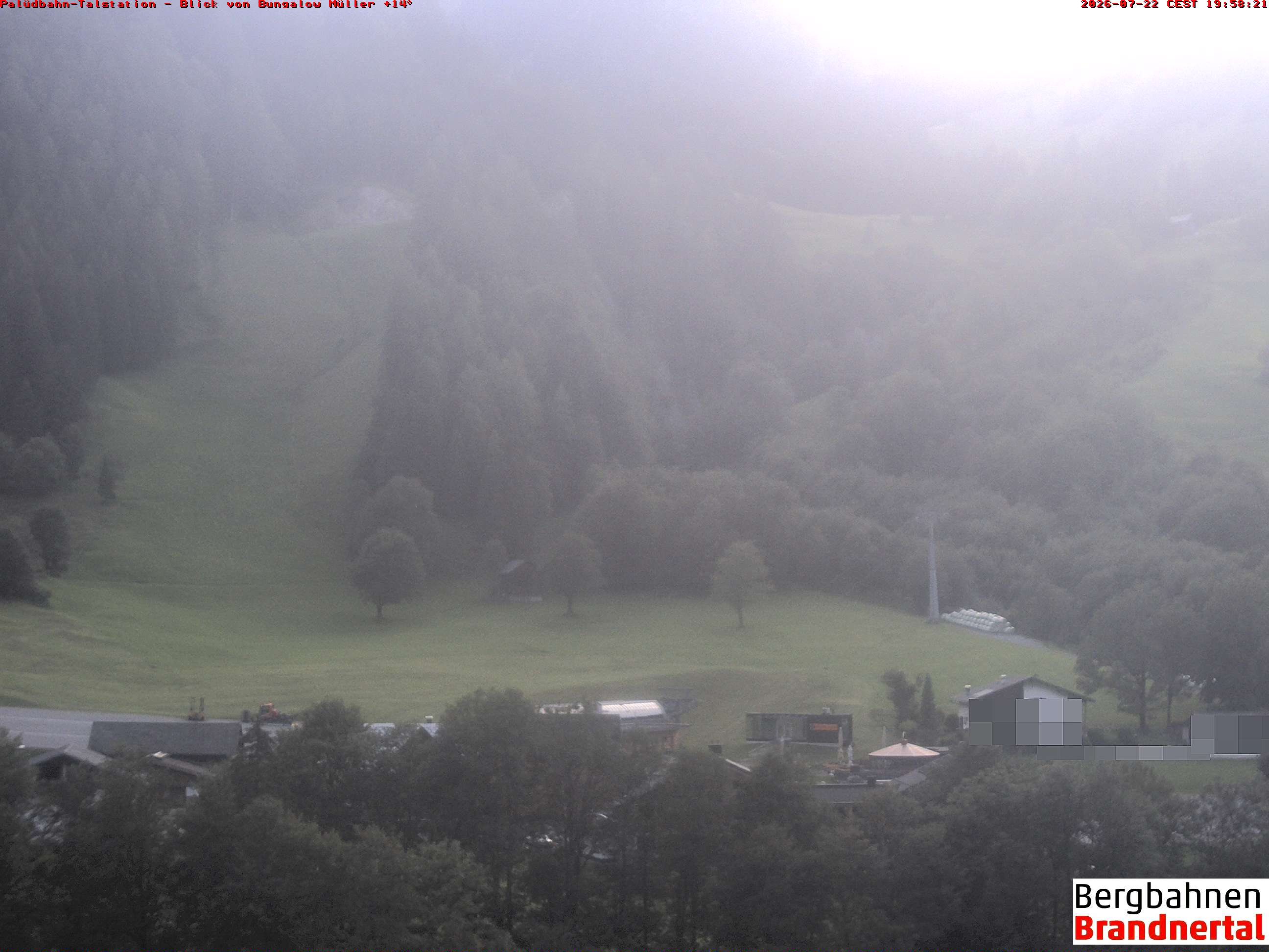 Blick auf Palüdbahn von Bungalow Müller