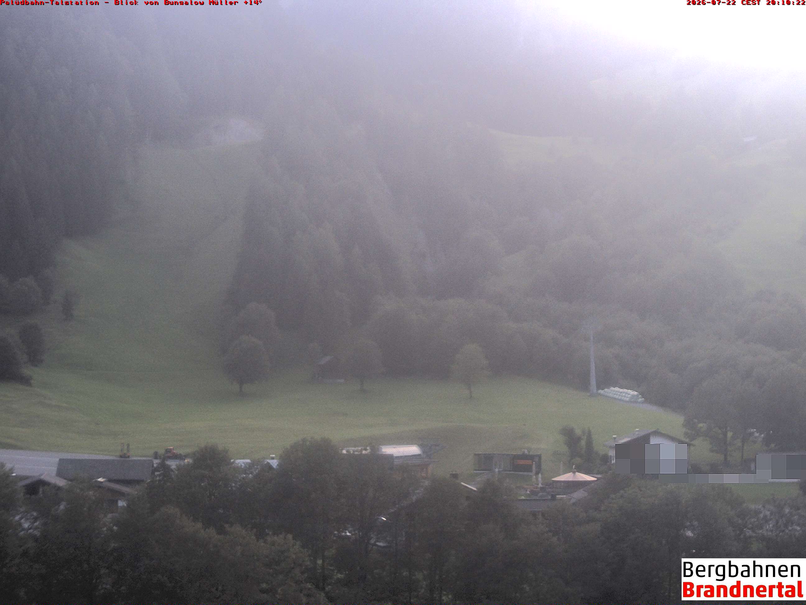 Blick auf Palüdbahn von Bungalow Müller