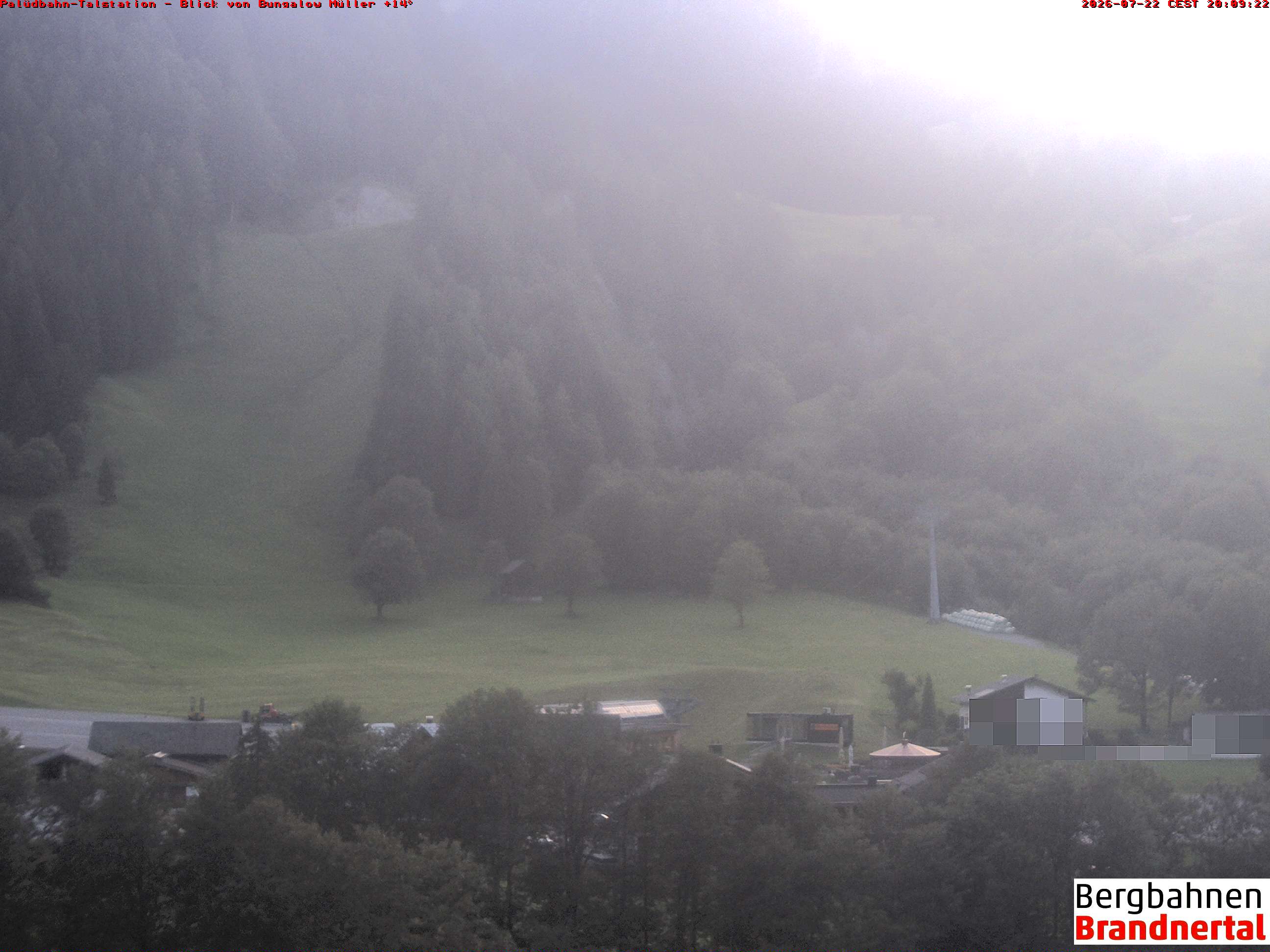 Blick auf Palüdbahn von Bungalow Müller