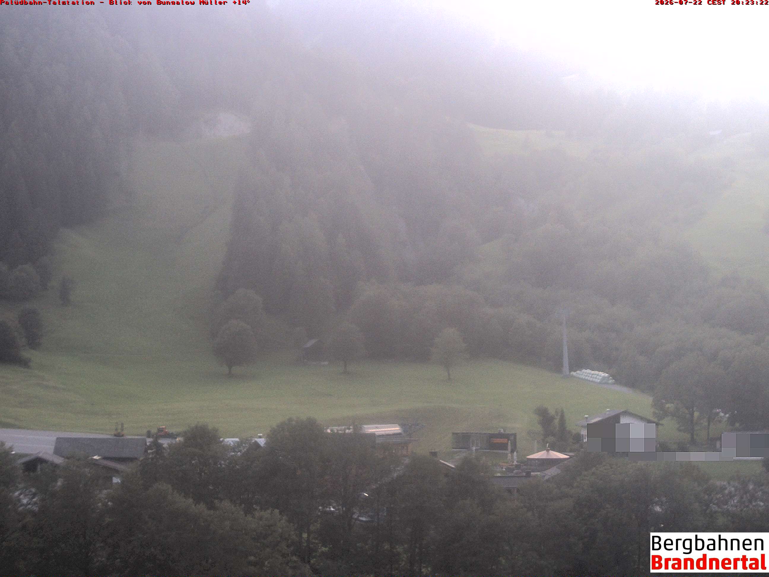 Blick auf Palüdbahn von Bungalow Müller