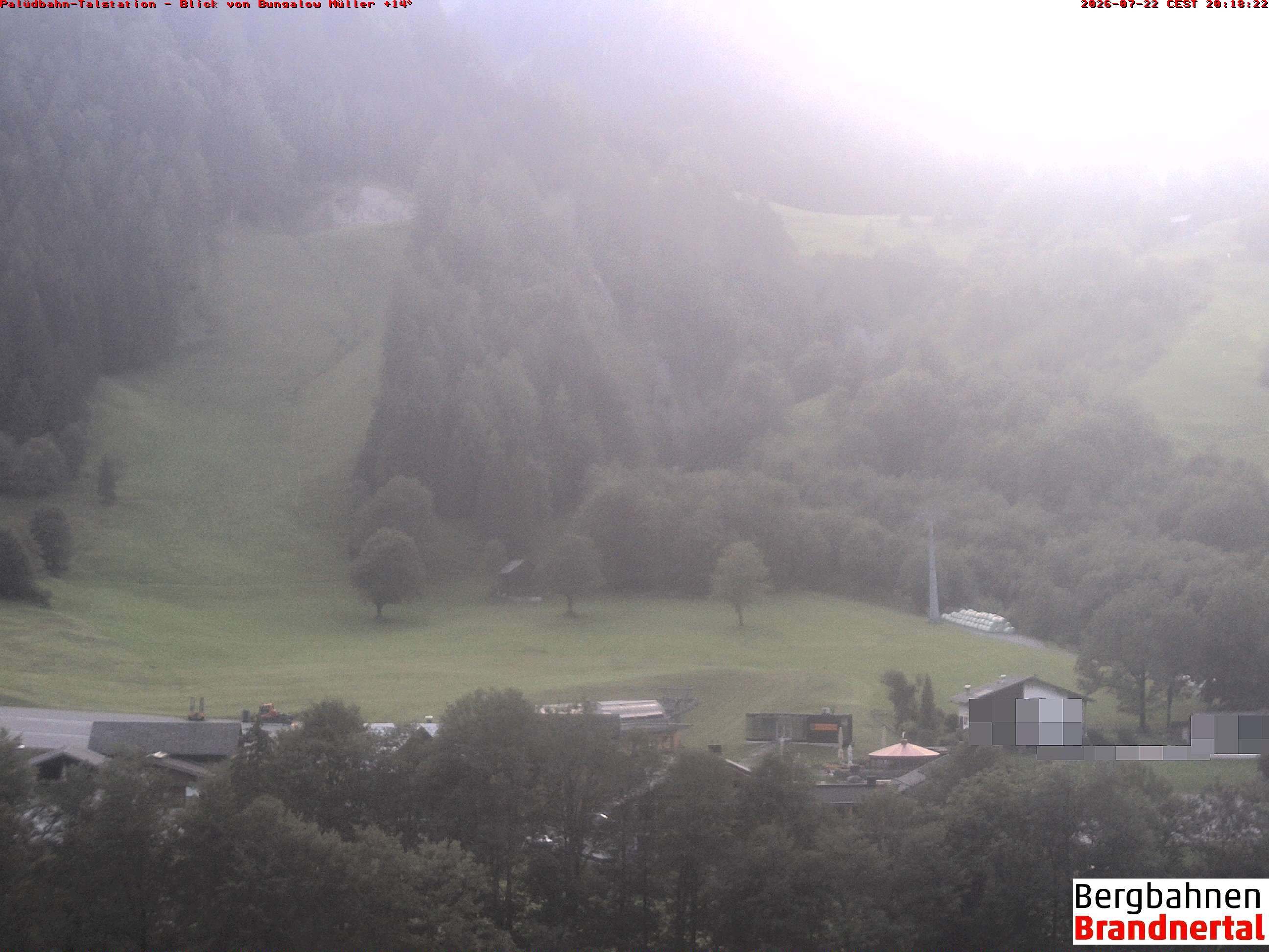 Blick auf Palüdbahn von Bungalow Müller