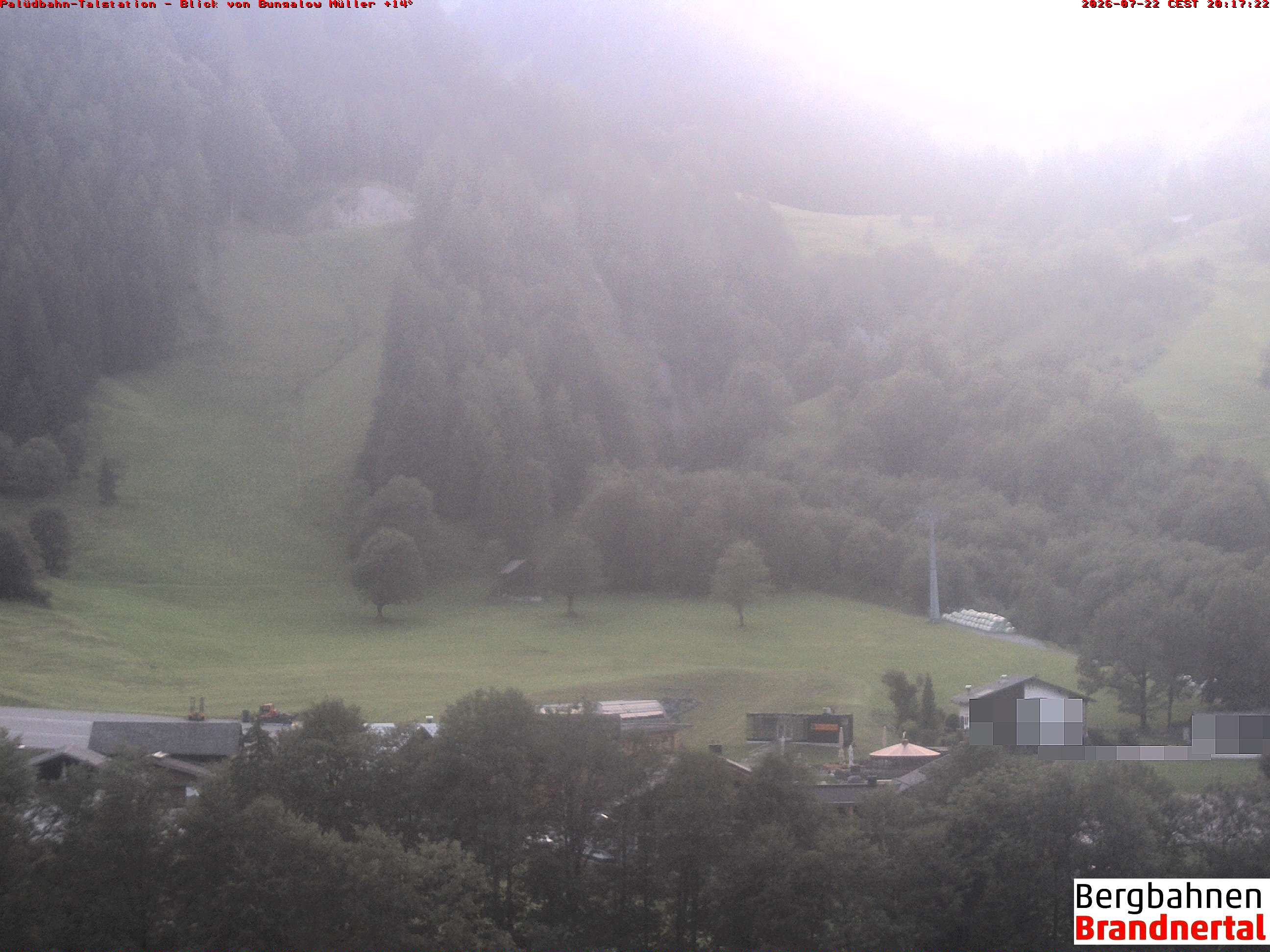 Blick auf Palüdbahn von Bungalow Müller