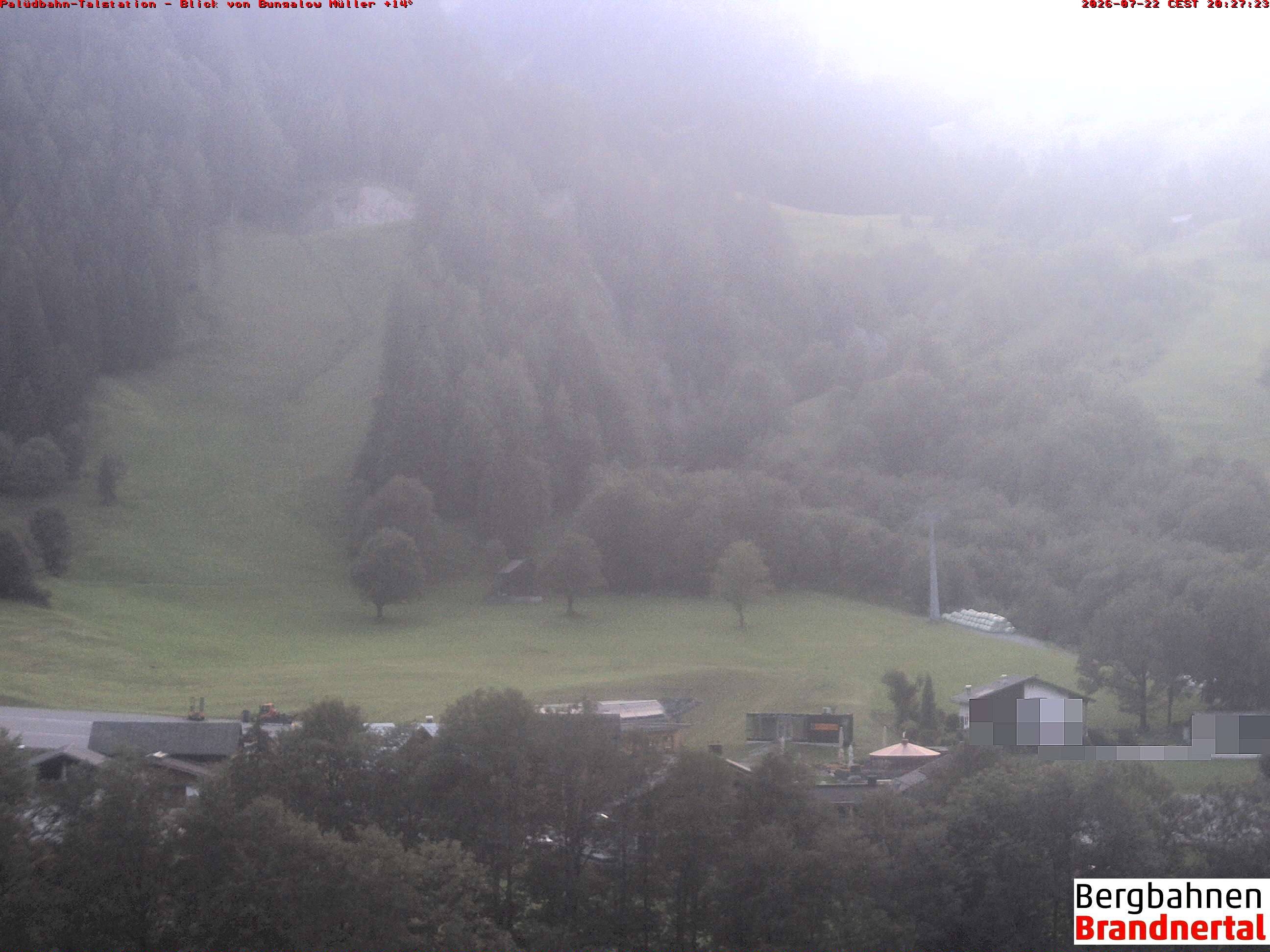 Blick auf Palüdbahn von Bungalow Müller