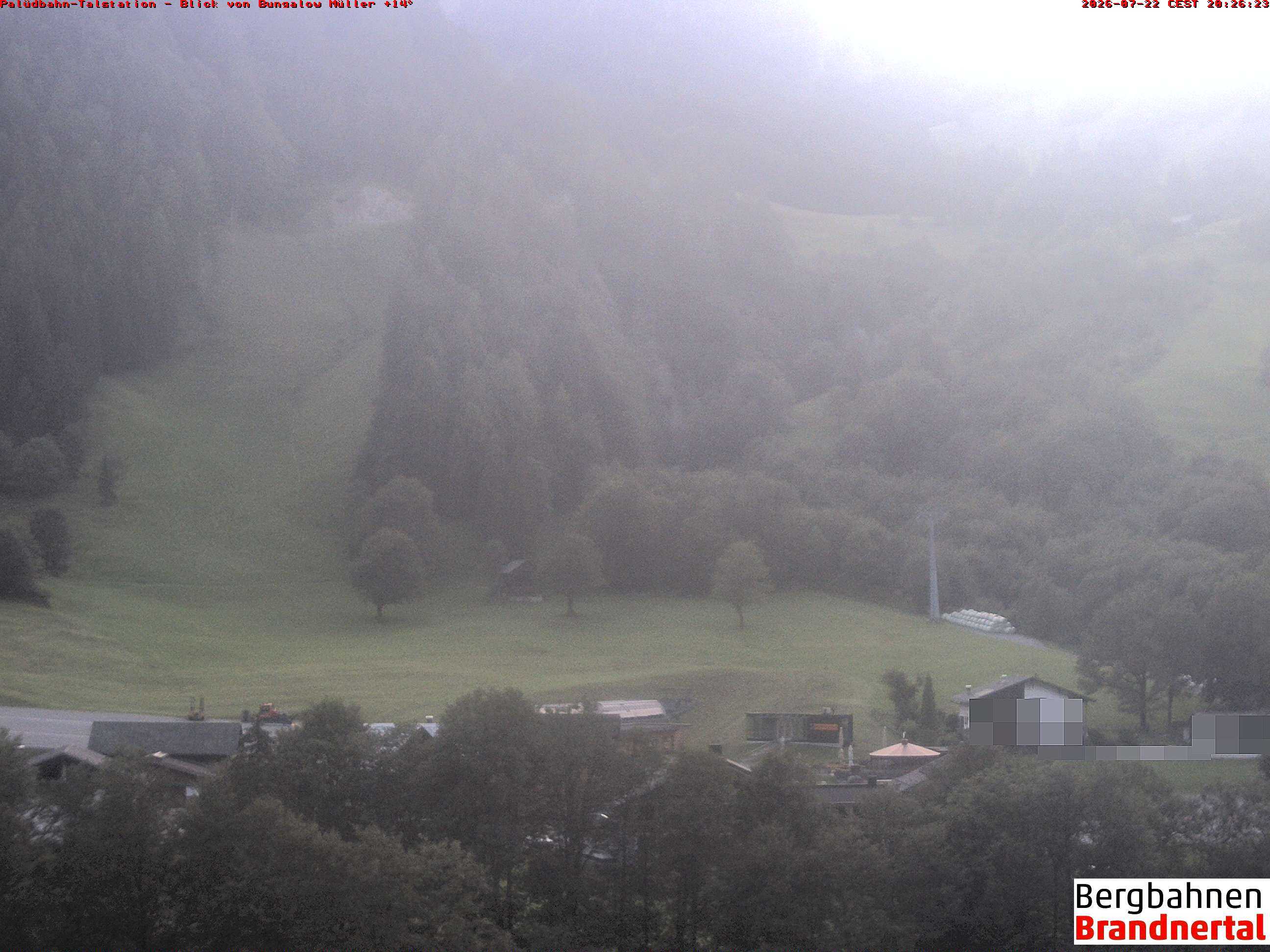 Blick auf Palüdbahn von Bungalow Müller