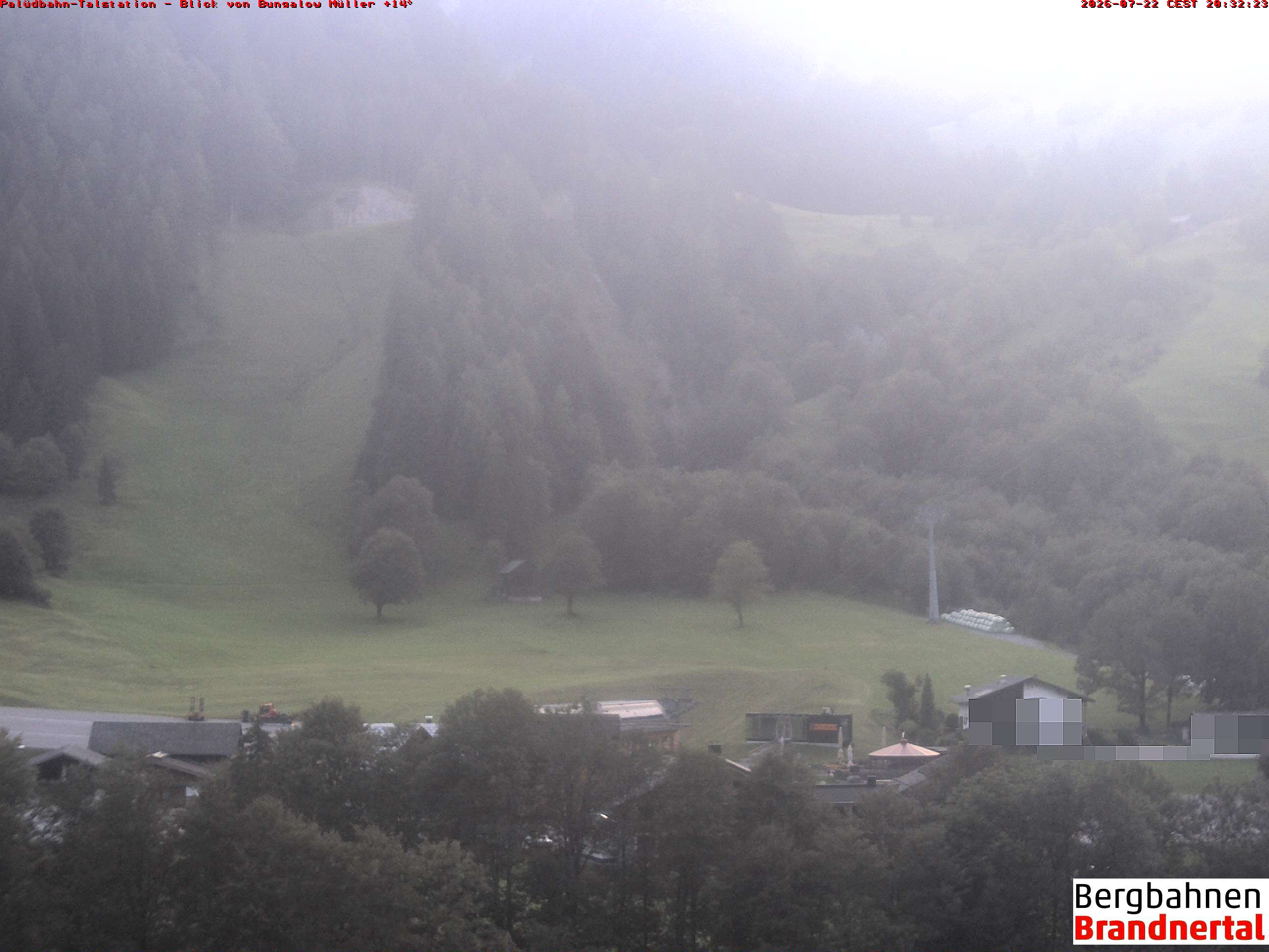 Blick auf Palüdbahn von Bungalow Müller
