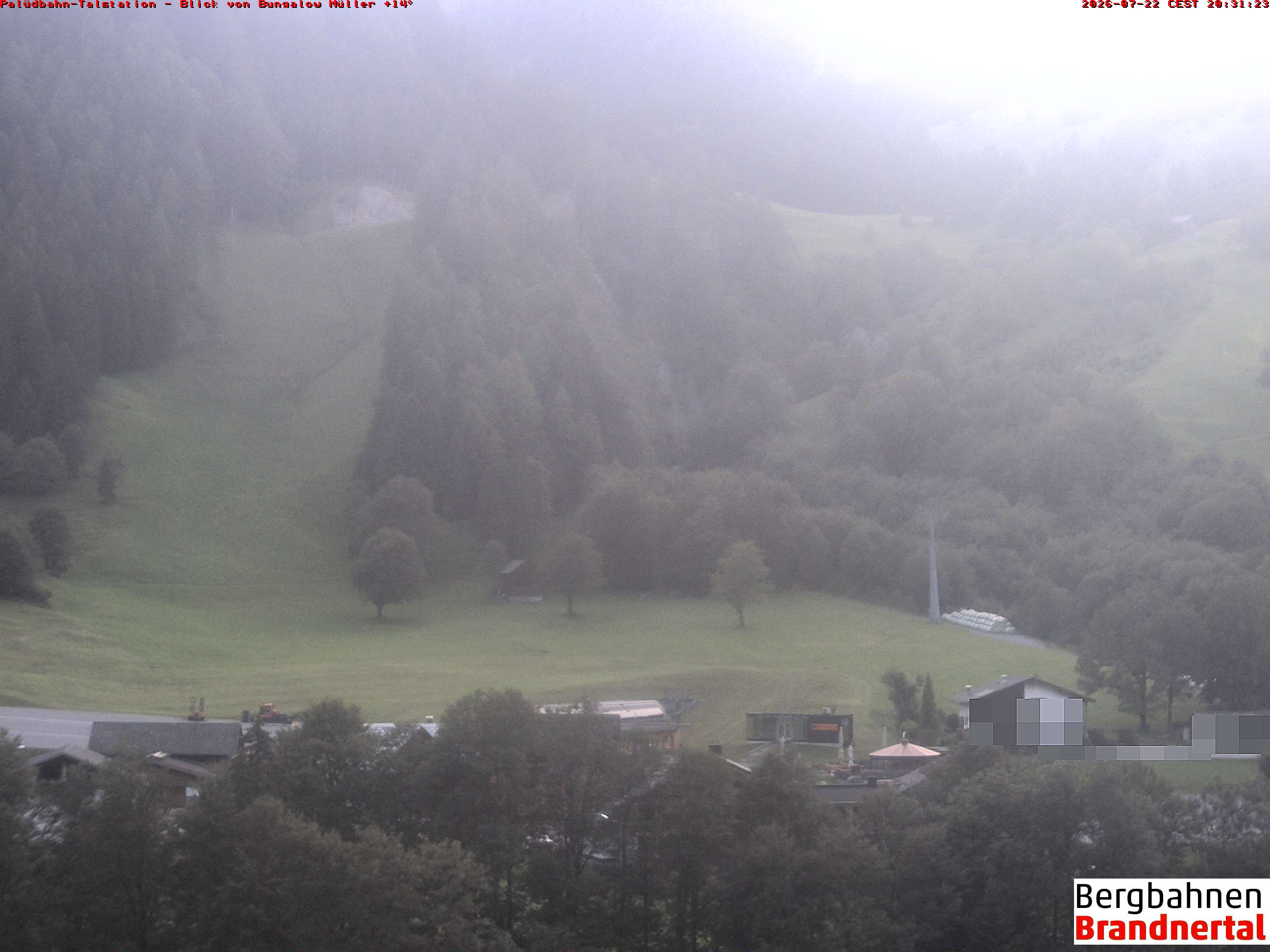 Blick auf Palüdbahn von Bungalow Müller