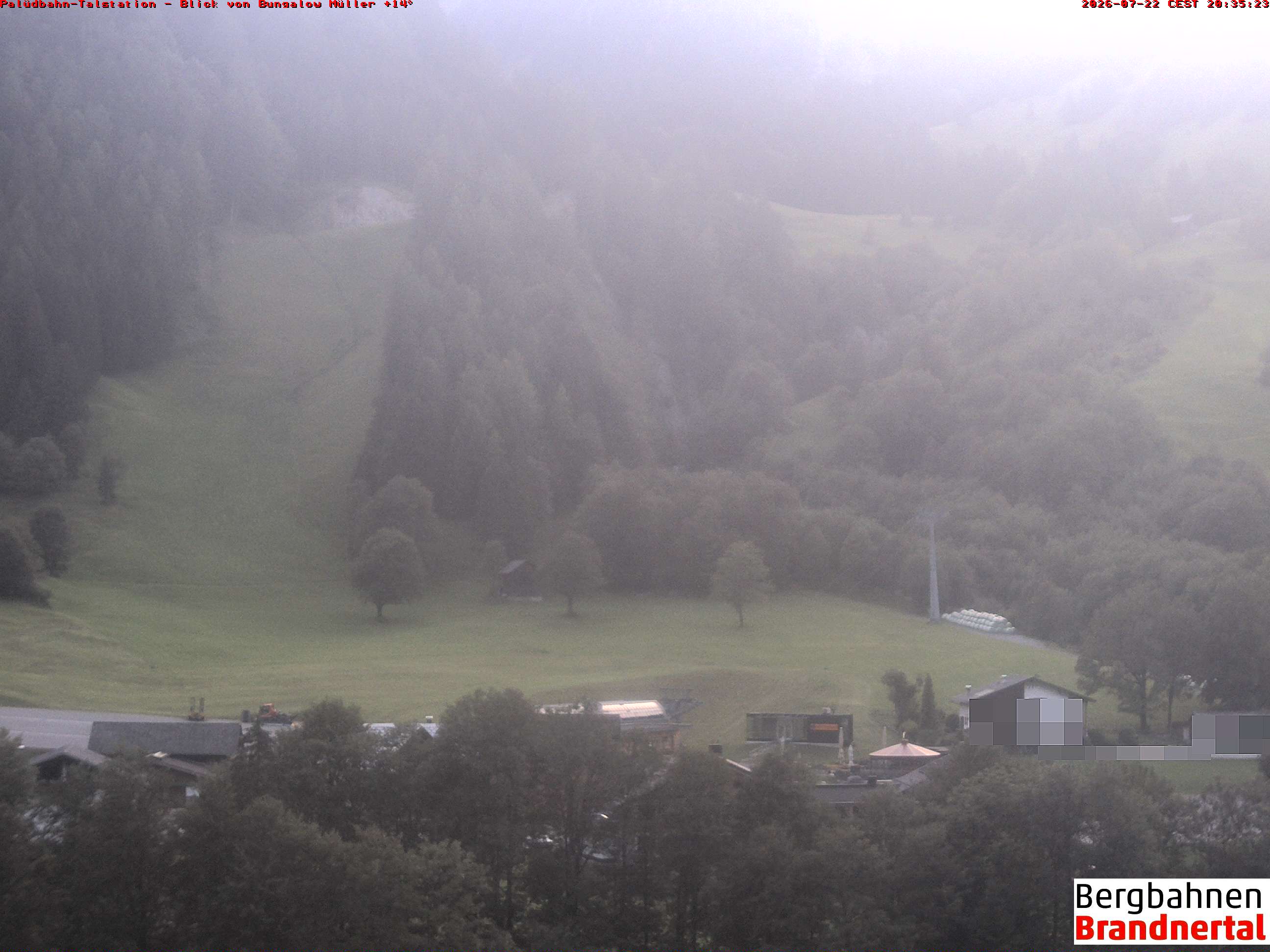 Blick auf Palüdbahn von Bungalow Müller