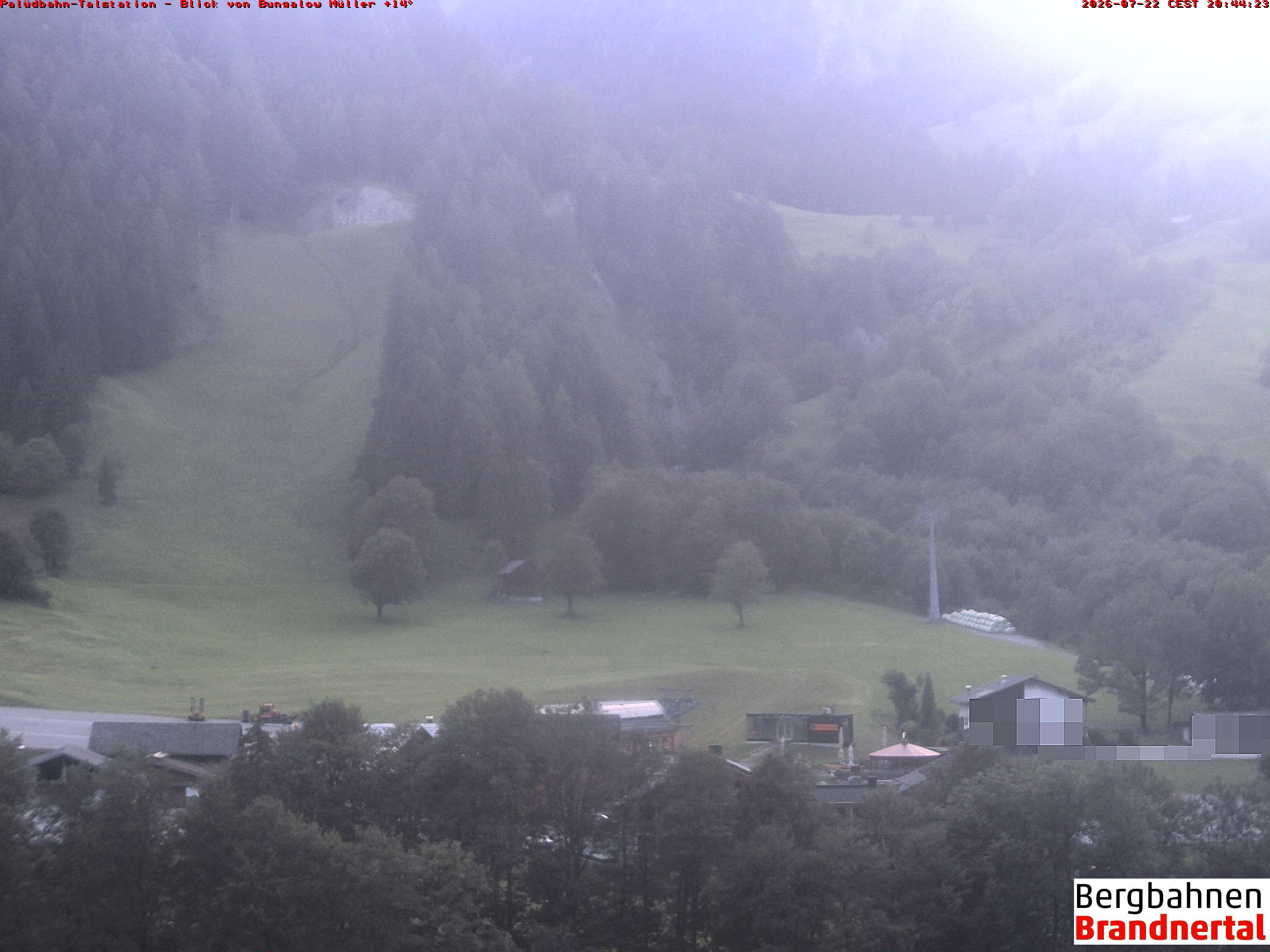 Blick auf Palüdbahn von Bungalow Müller