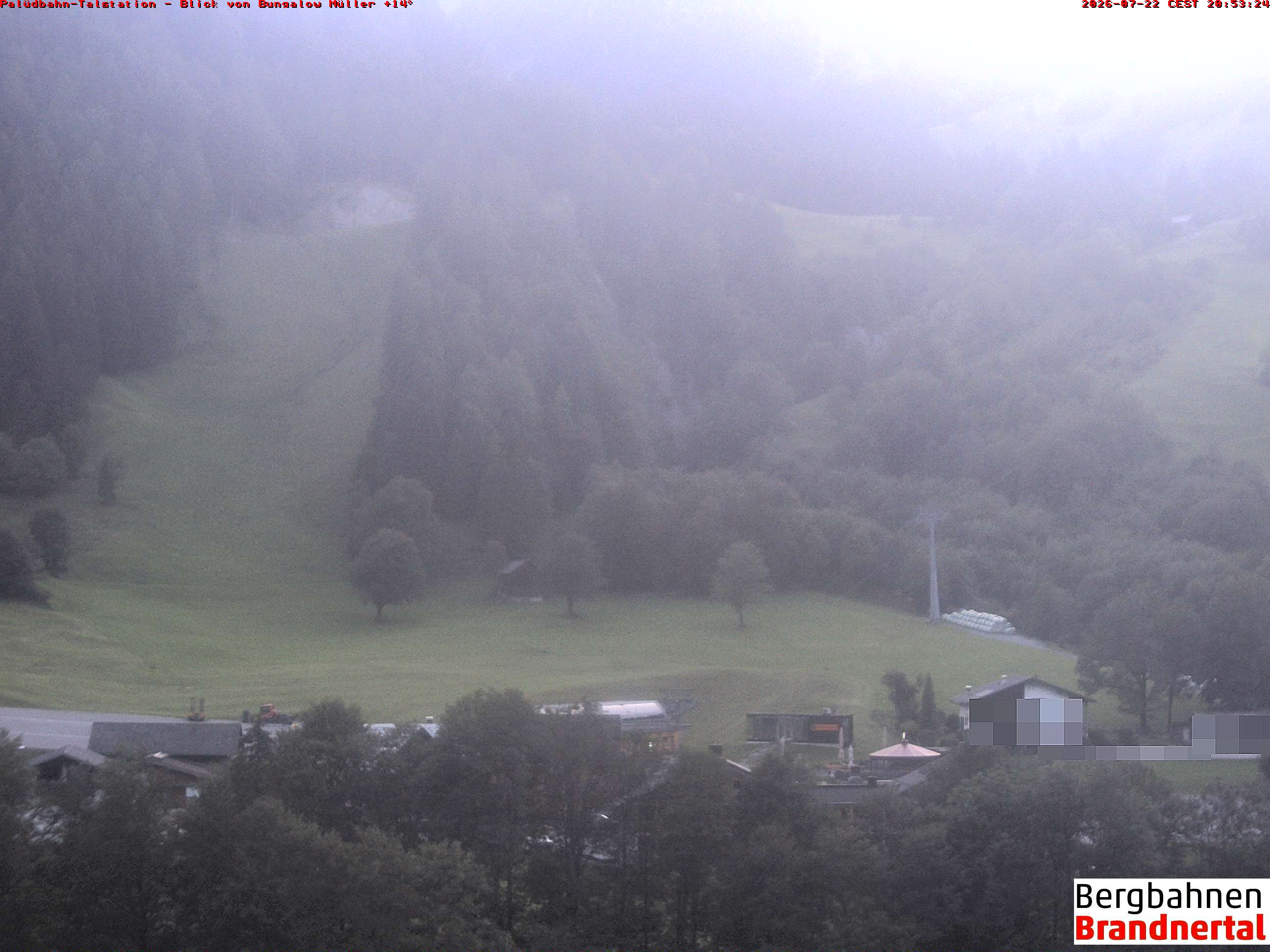 Blick auf Palüdbahn von Bungalow Müller