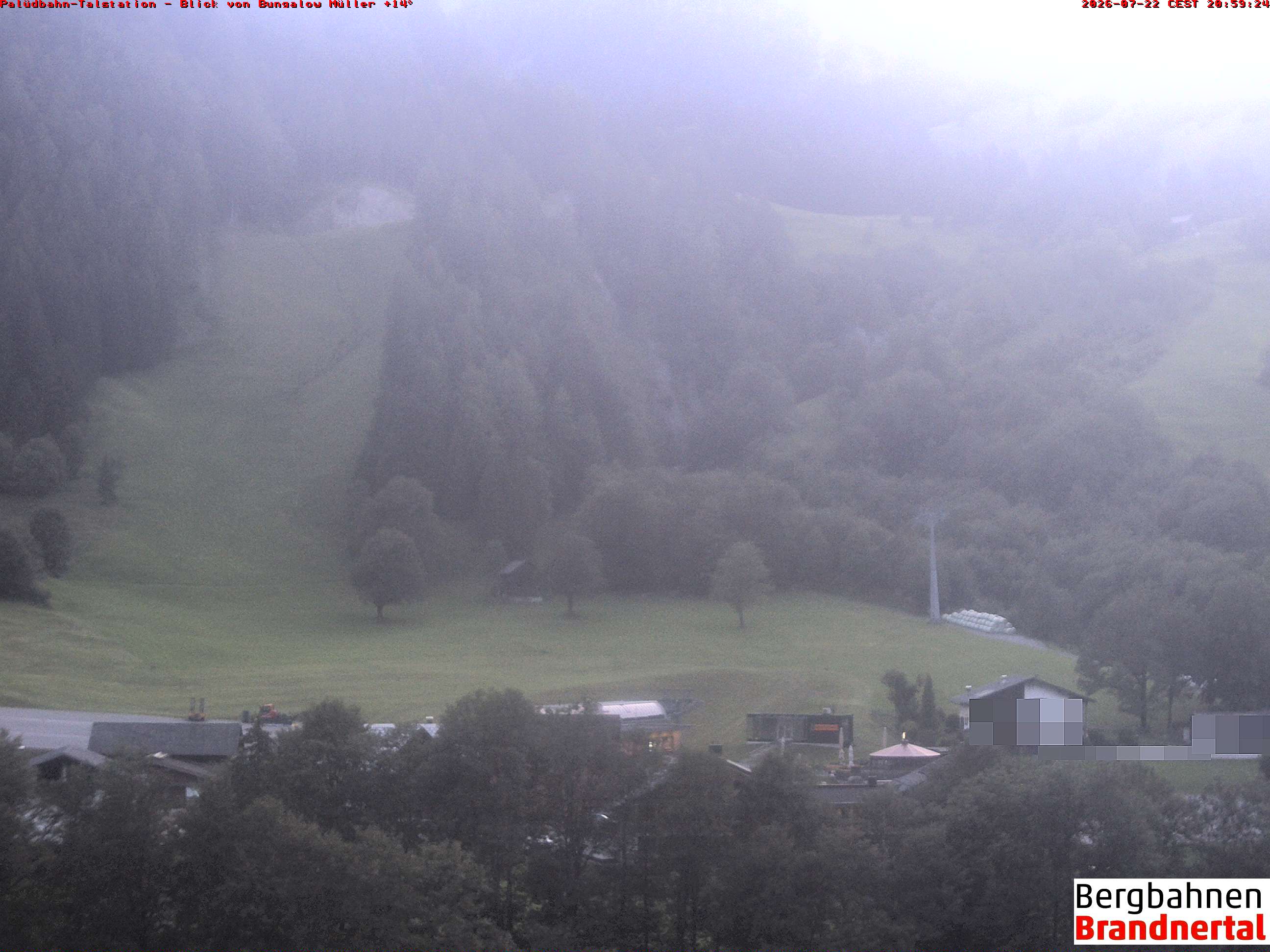 Blick auf Palüdbahn von Bungalow Müller