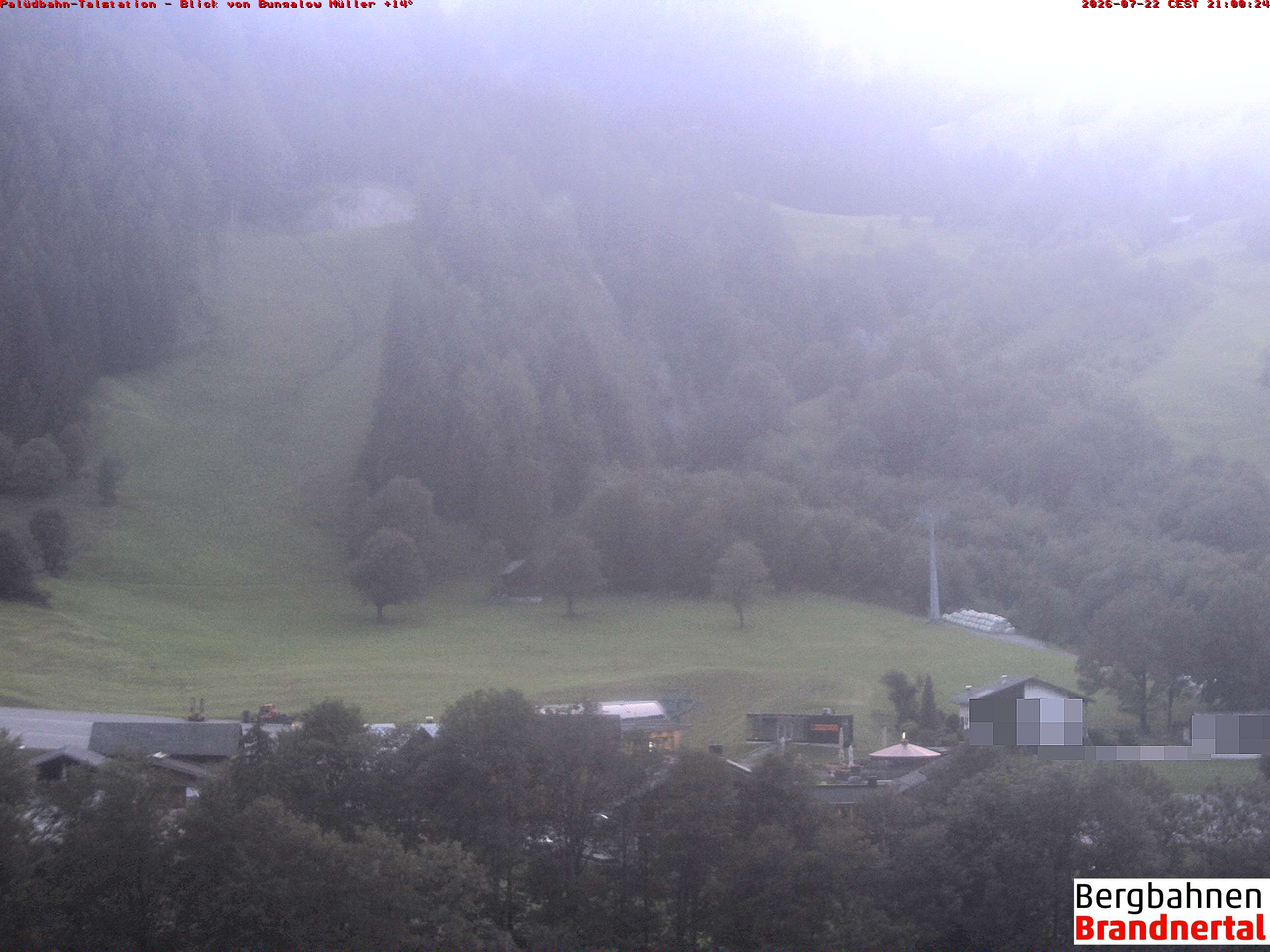 Blick auf Palüdbahn von Bungalow Müller
