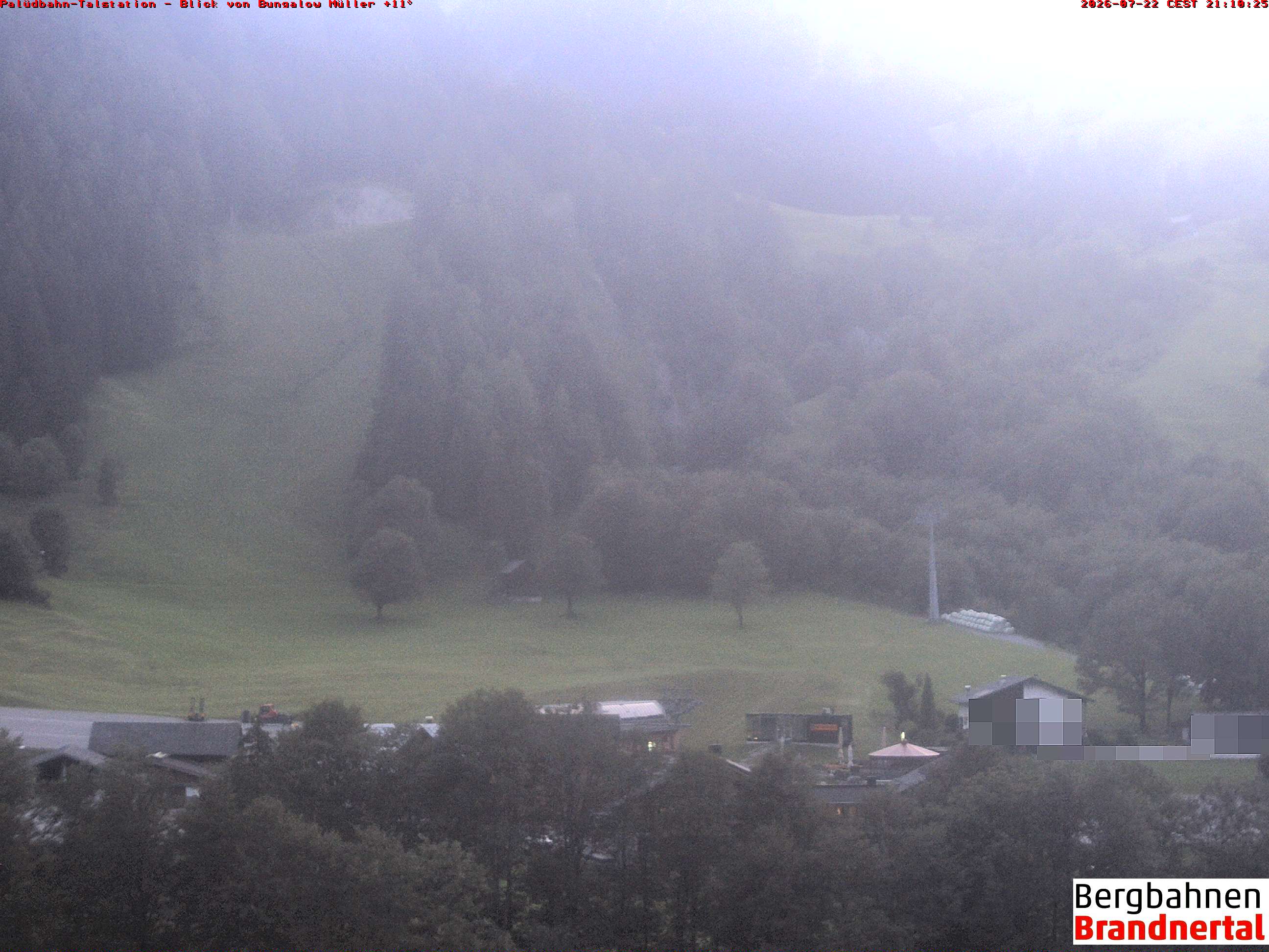 Blick auf Palüdbahn von Bungalow Müller