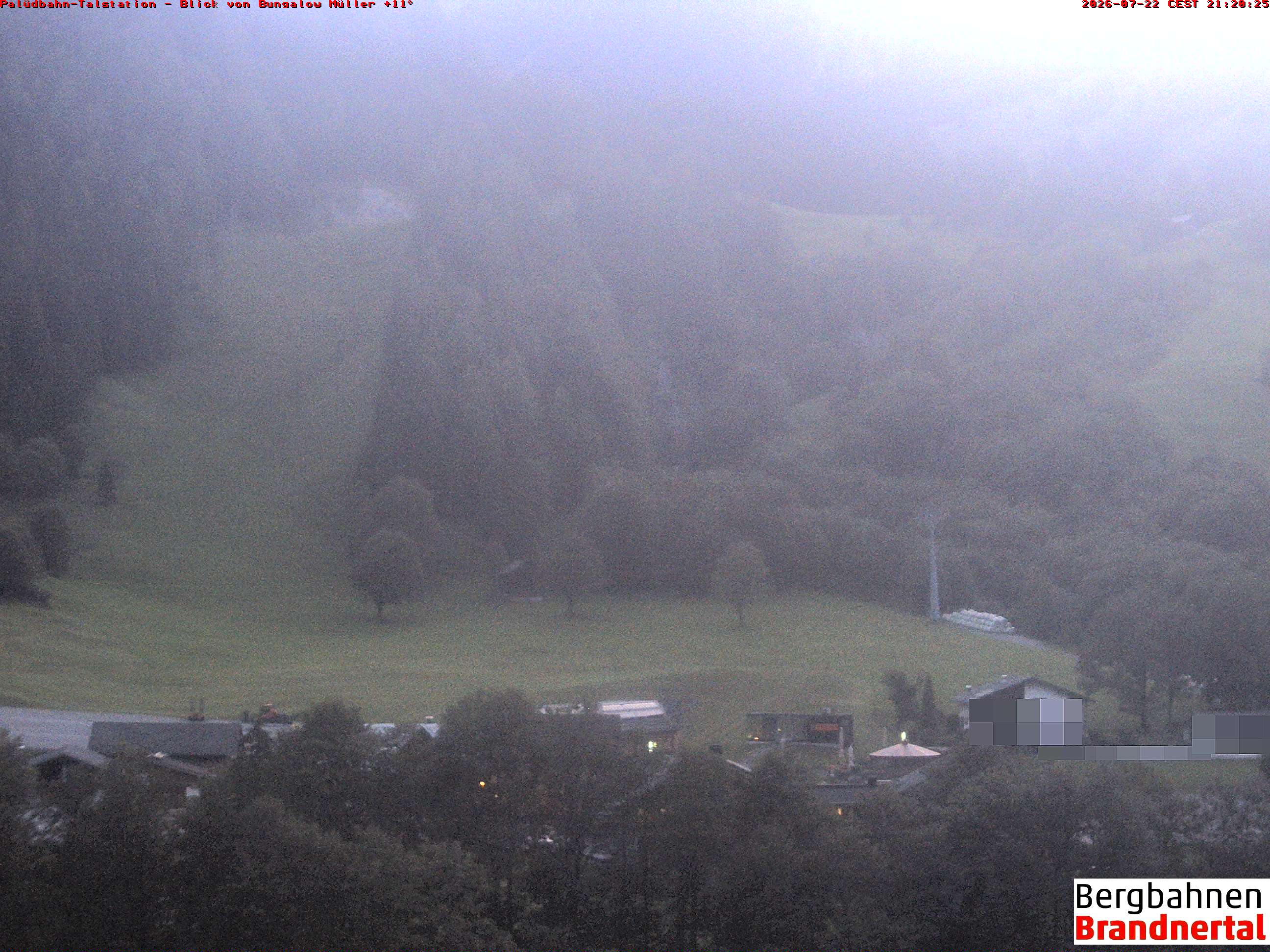 Blick auf Palüdbahn von Bungalow Müller