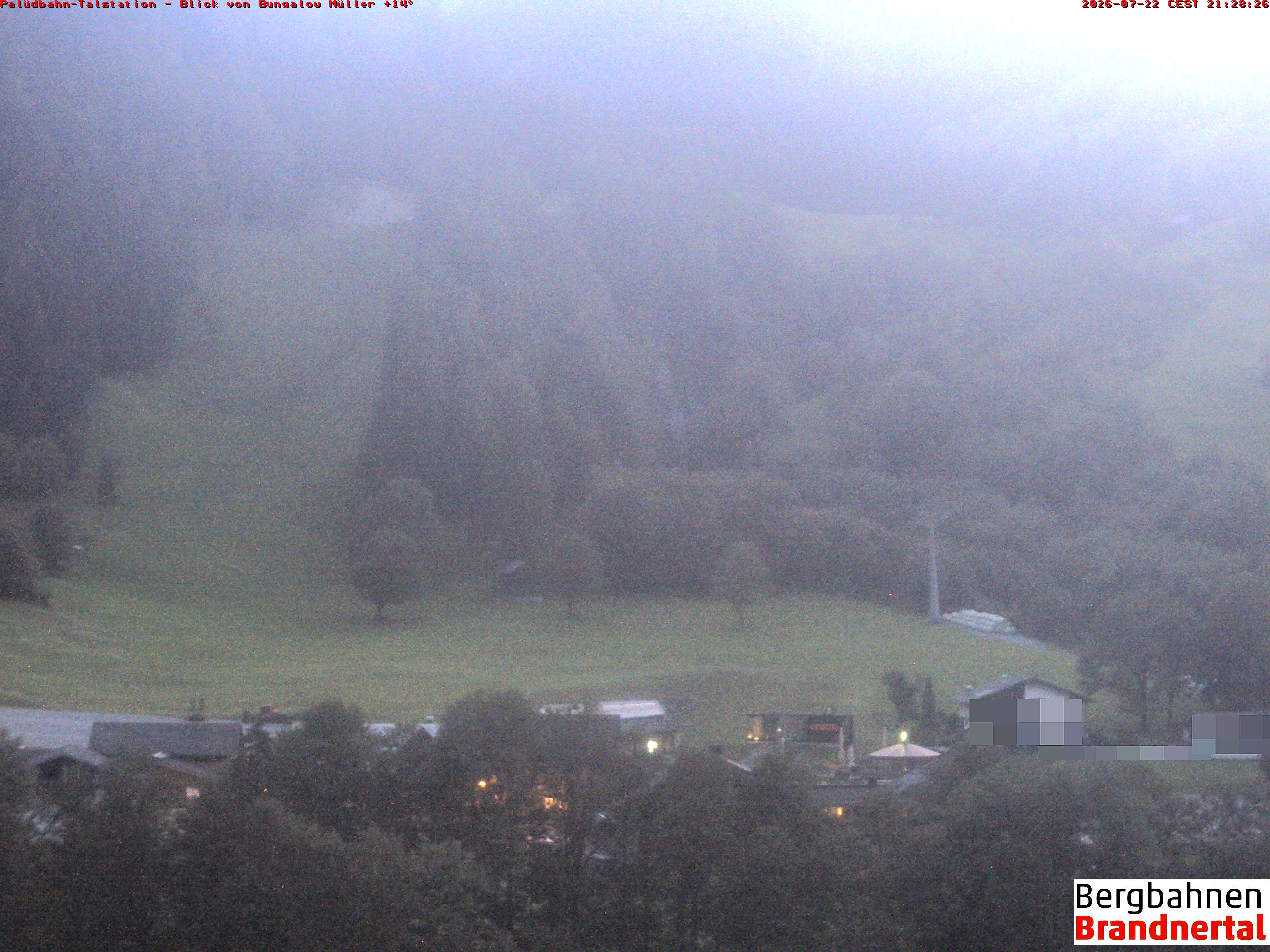 Blick auf Palüdbahn von Bungalow Müller