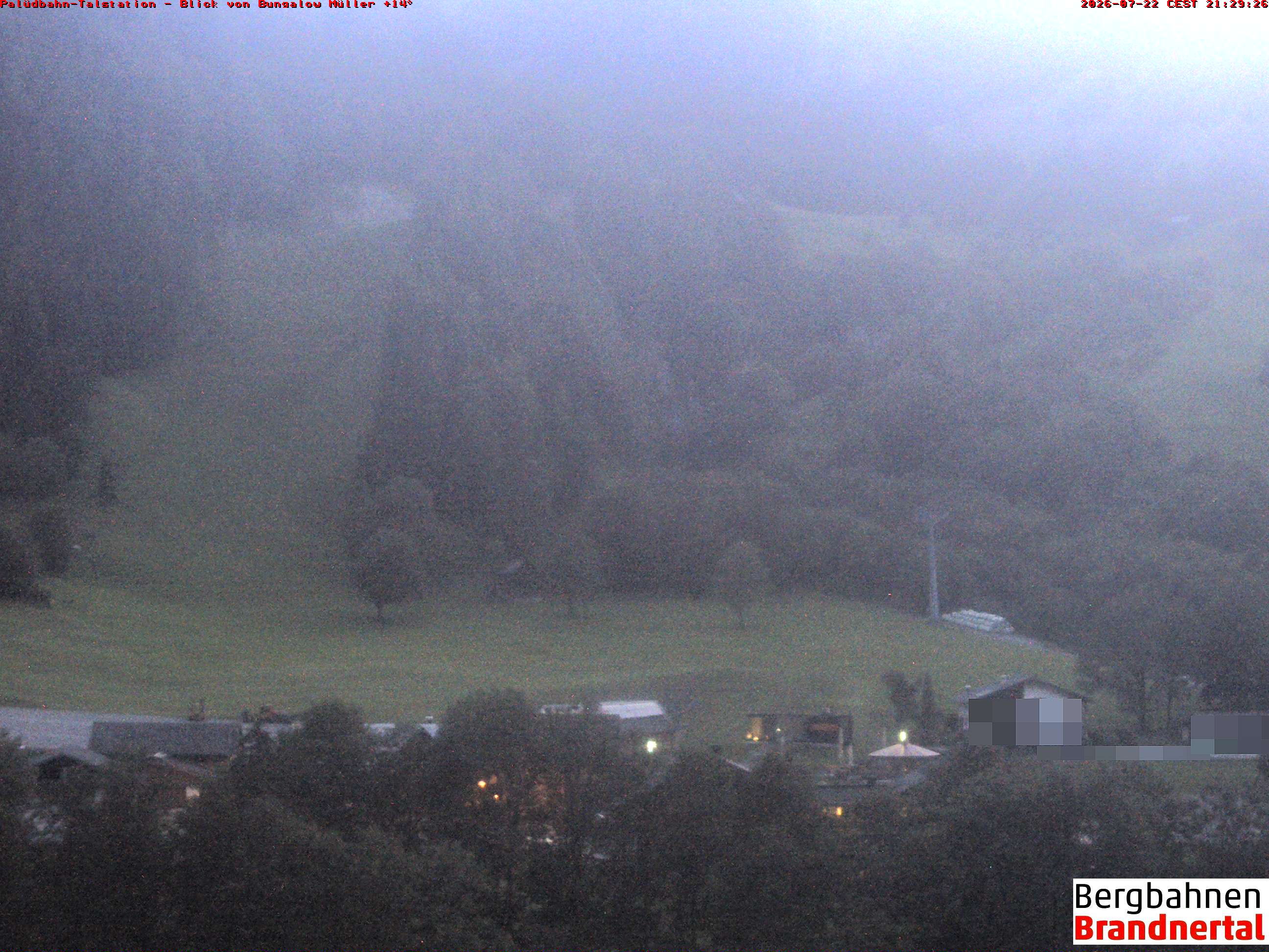 Blick auf Palüdbahn von Bungalow Müller