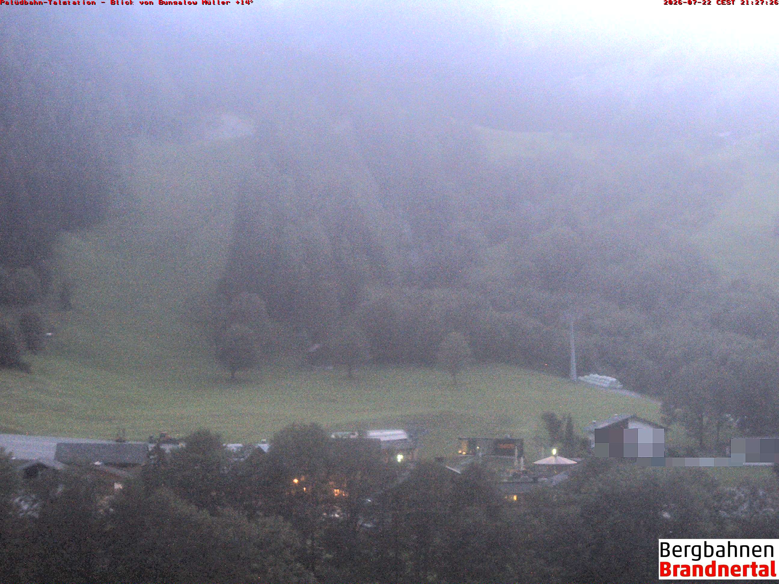 Blick auf Palüdbahn von Bungalow Müller