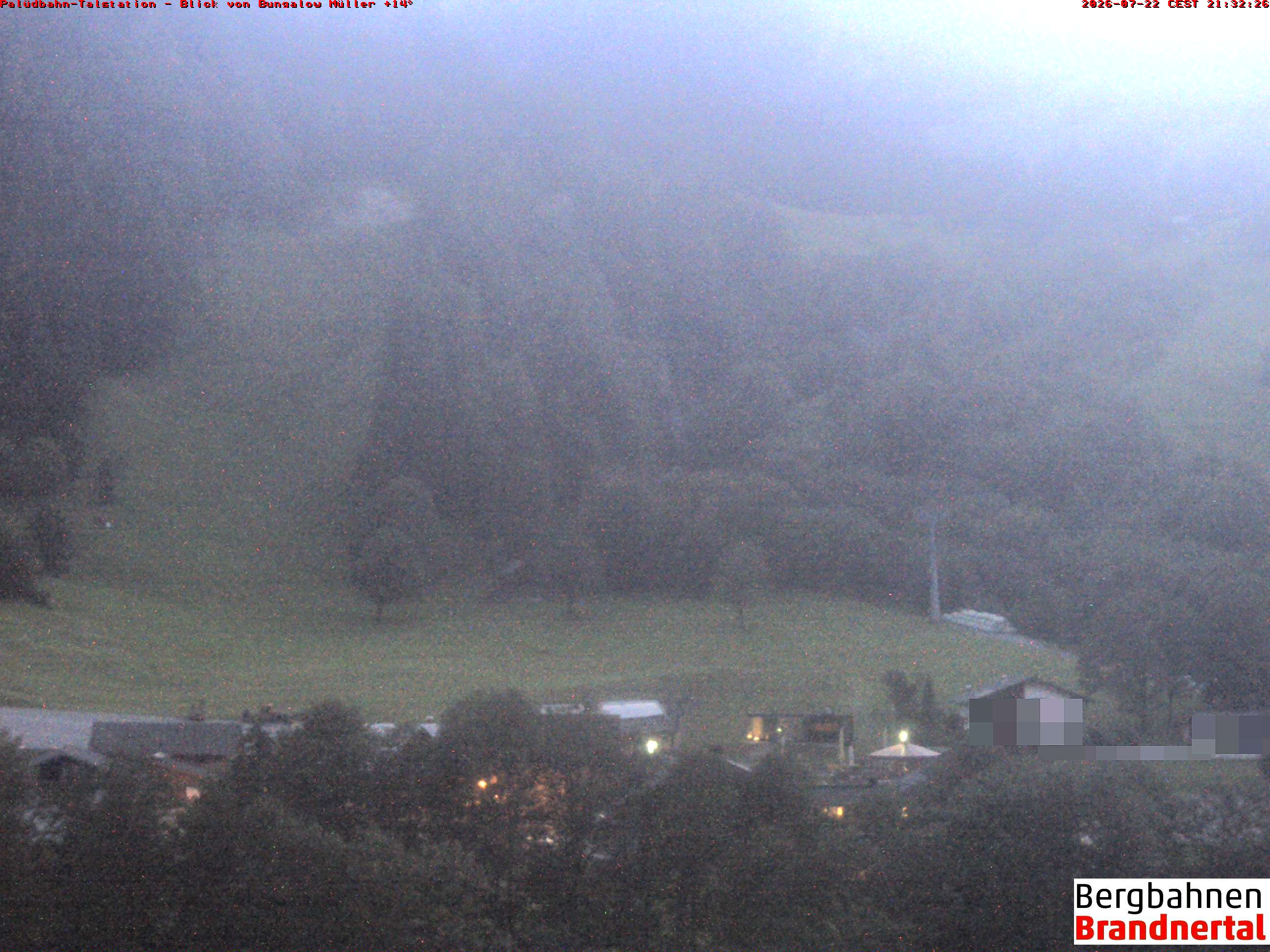 Blick auf Palüdbahn von Bungalow Müller