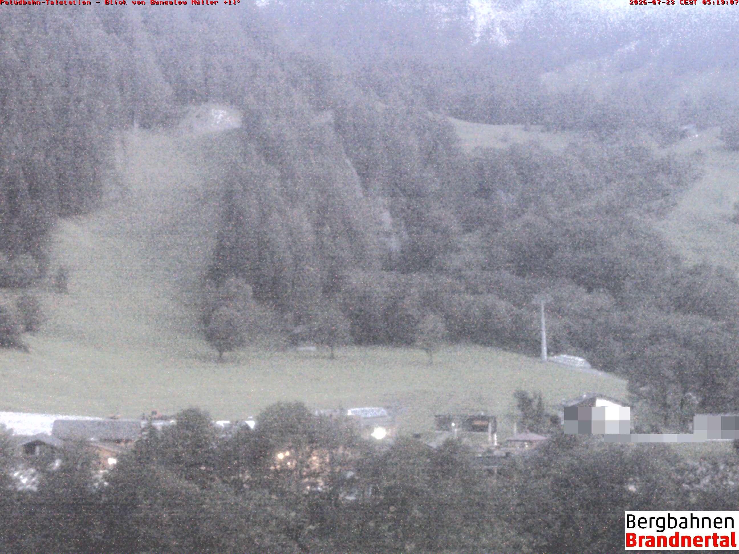 Blick auf Palüdbahn von Bungalow Müller