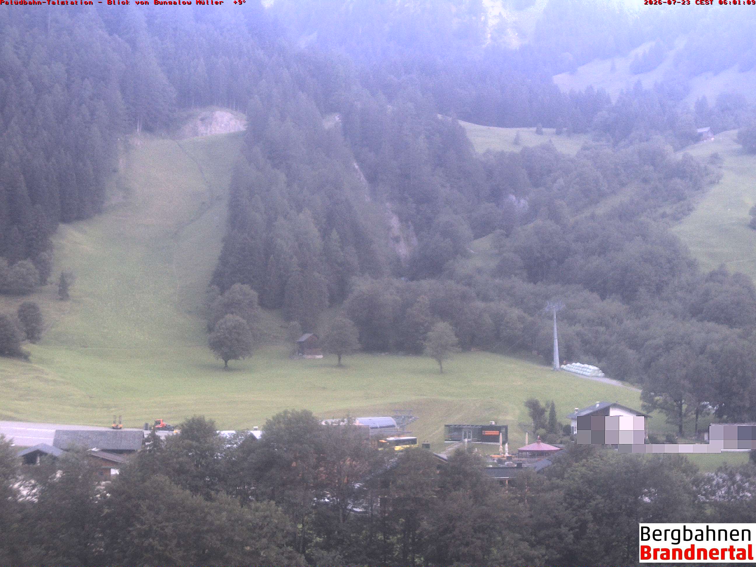Blick auf Palüdbahn von Bungalow Müller