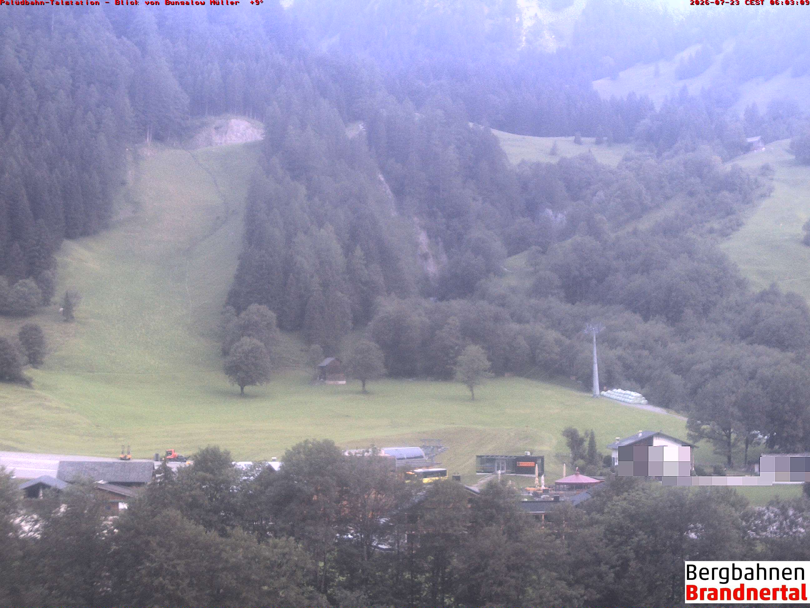 Blick auf Palüdbahn von Bungalow Müller