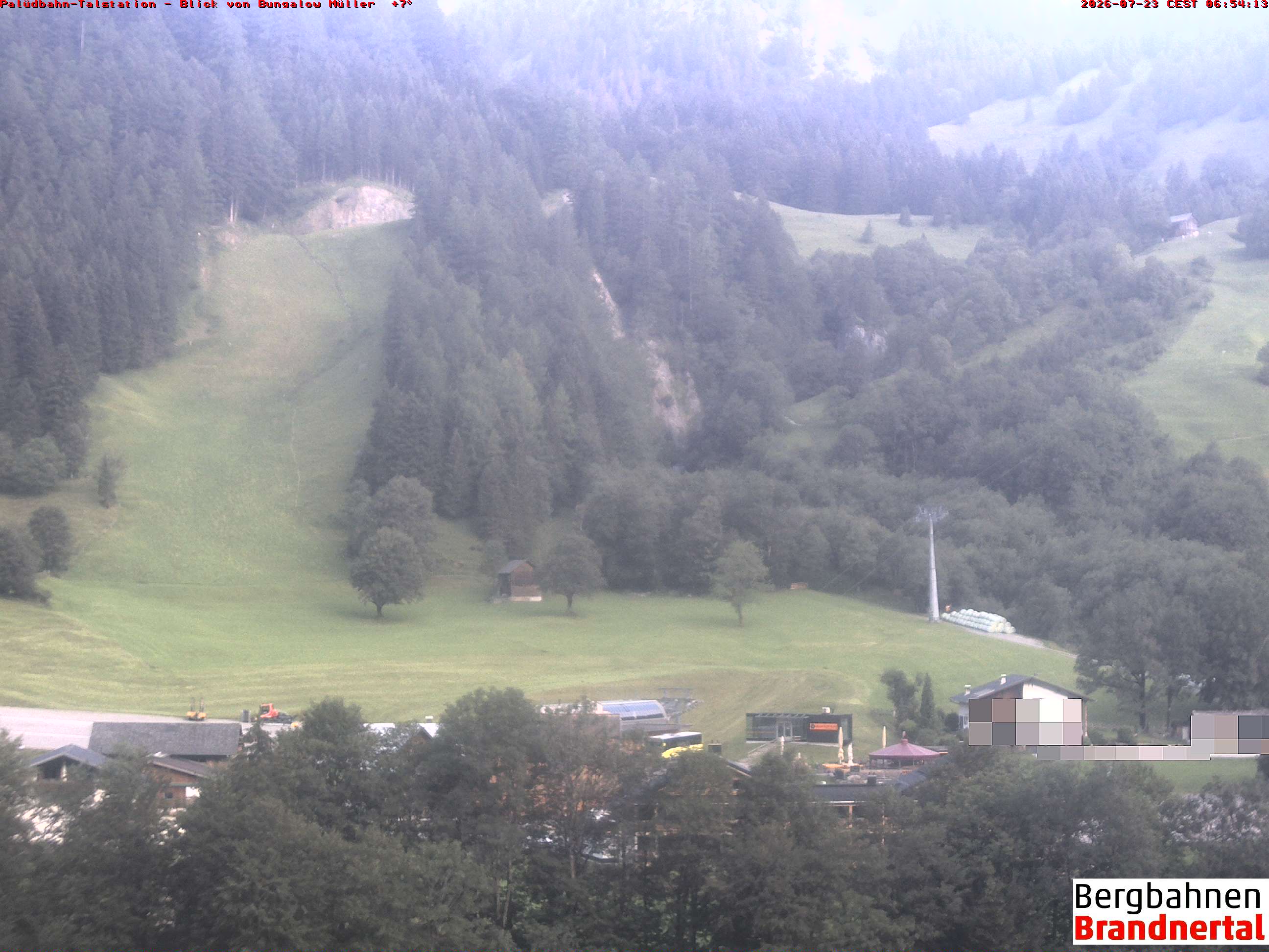 Blick auf Palüdbahn von Bungalow Müller