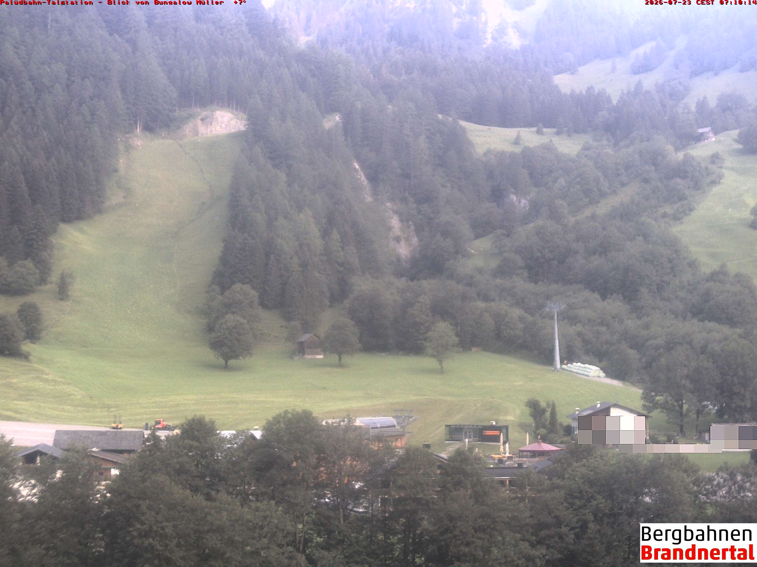 Blick auf Palüdbahn von Bungalow Müller