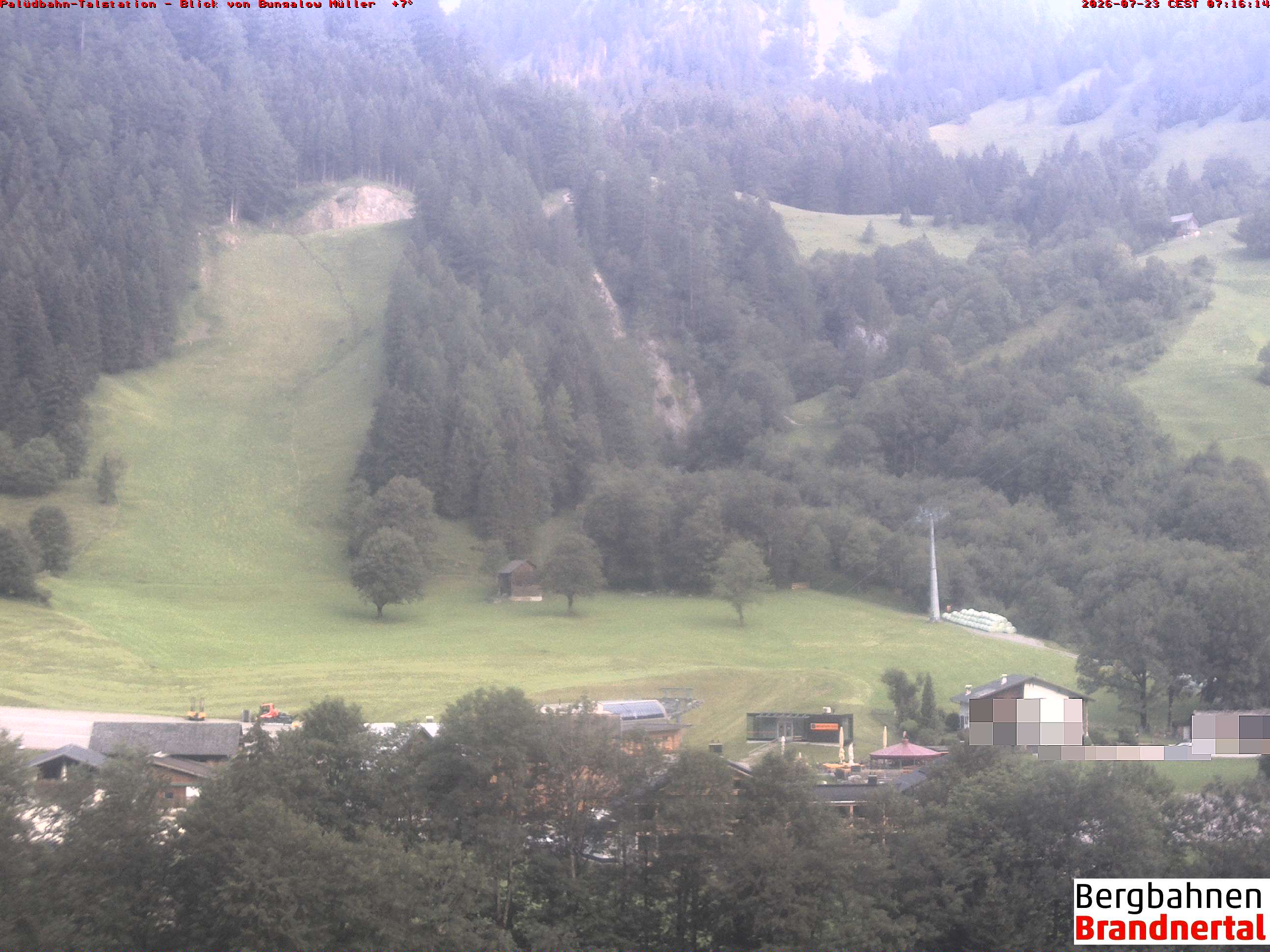 Blick auf Palüdbahn von Bungalow Müller