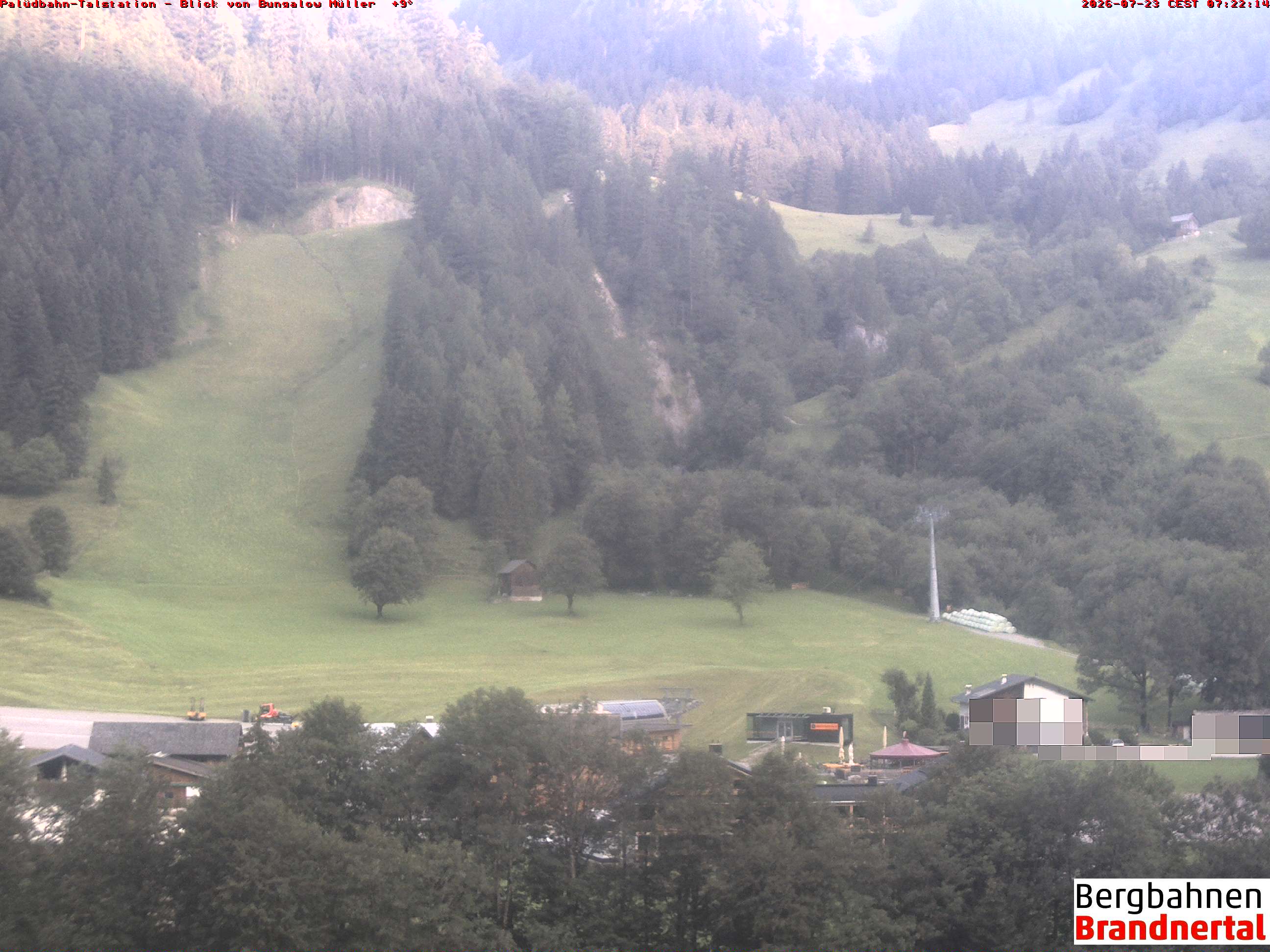 Blick auf Palüdbahn von Bungalow Müller