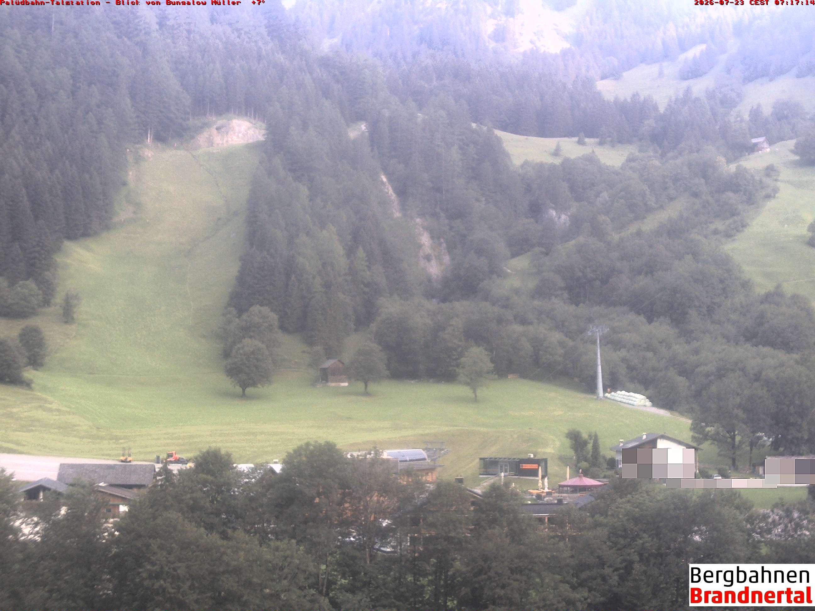 Blick auf Palüdbahn von Bungalow Müller