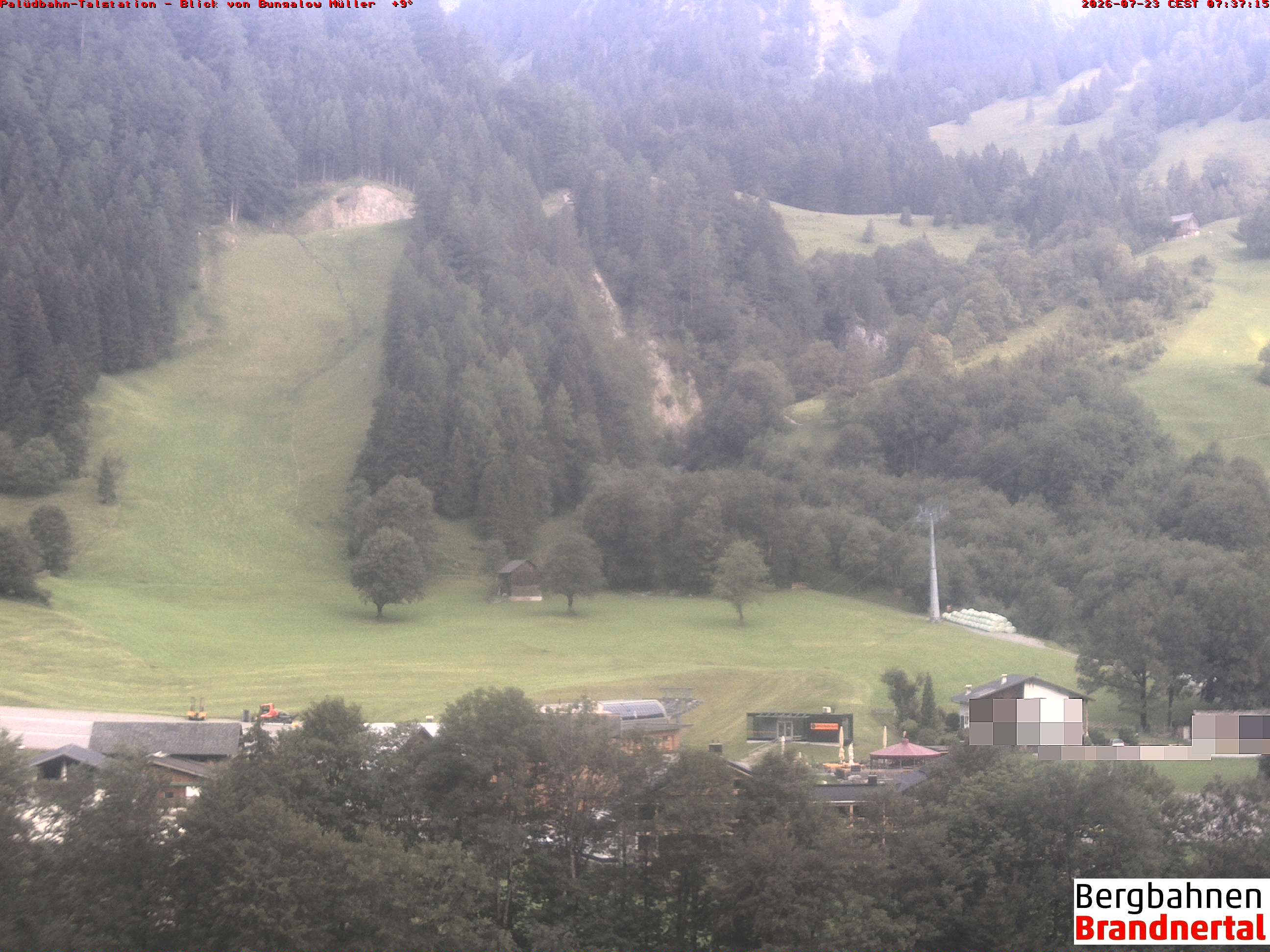 Blick auf Palüdbahn von Bungalow Müller