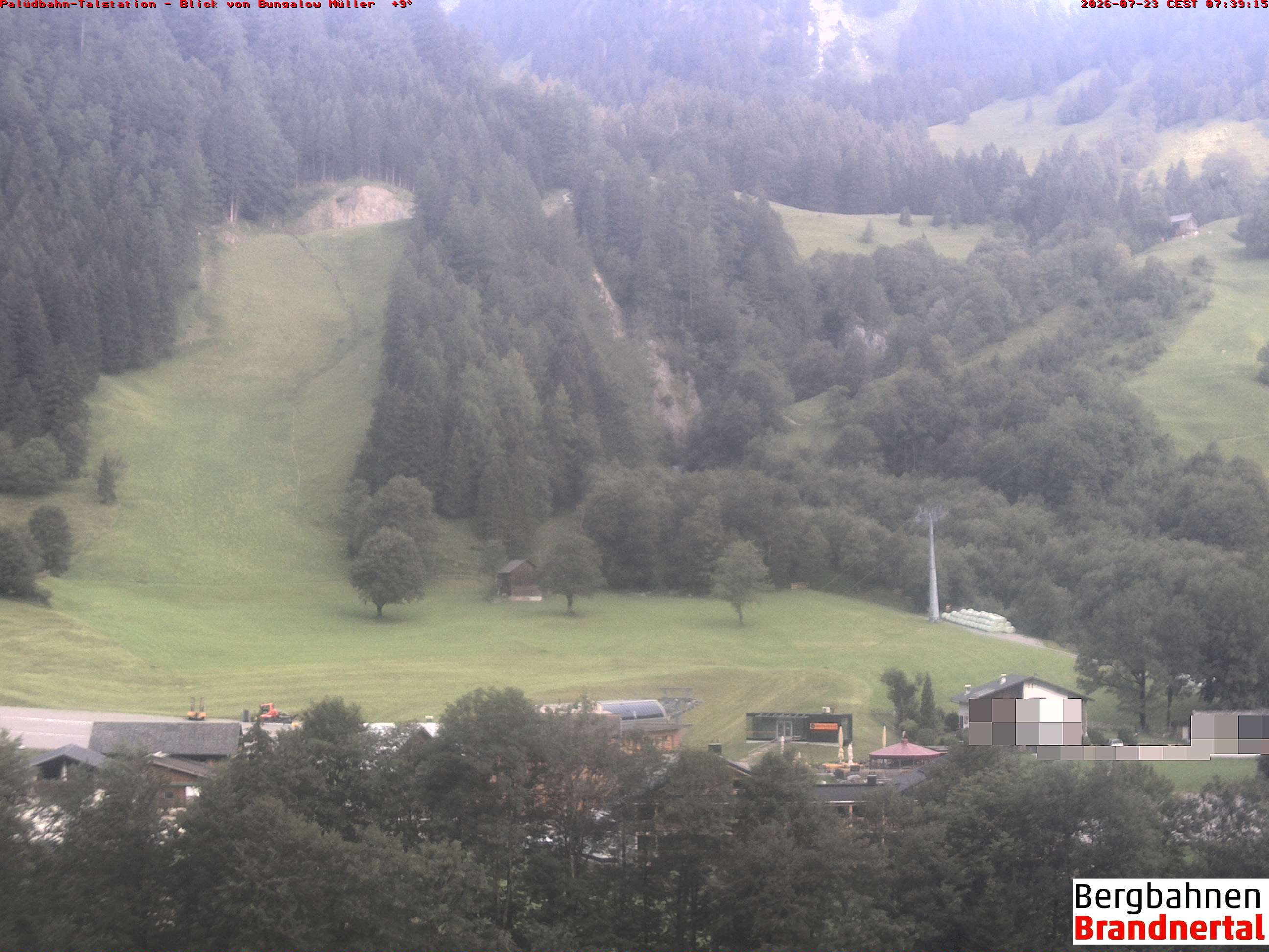 Blick auf Palüdbahn von Bungalow Müller
