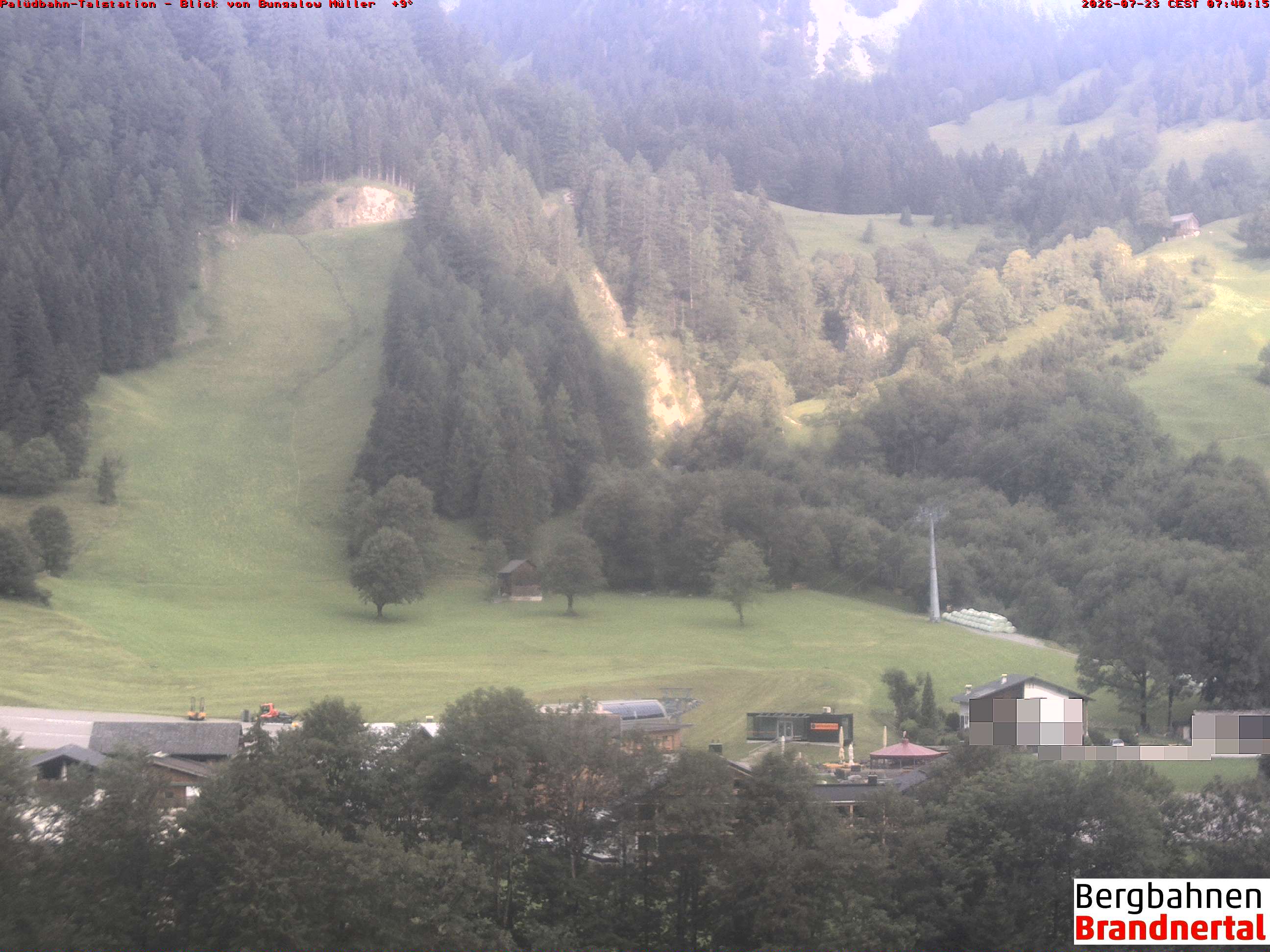 Blick auf Palüdbahn von Bungalow Müller