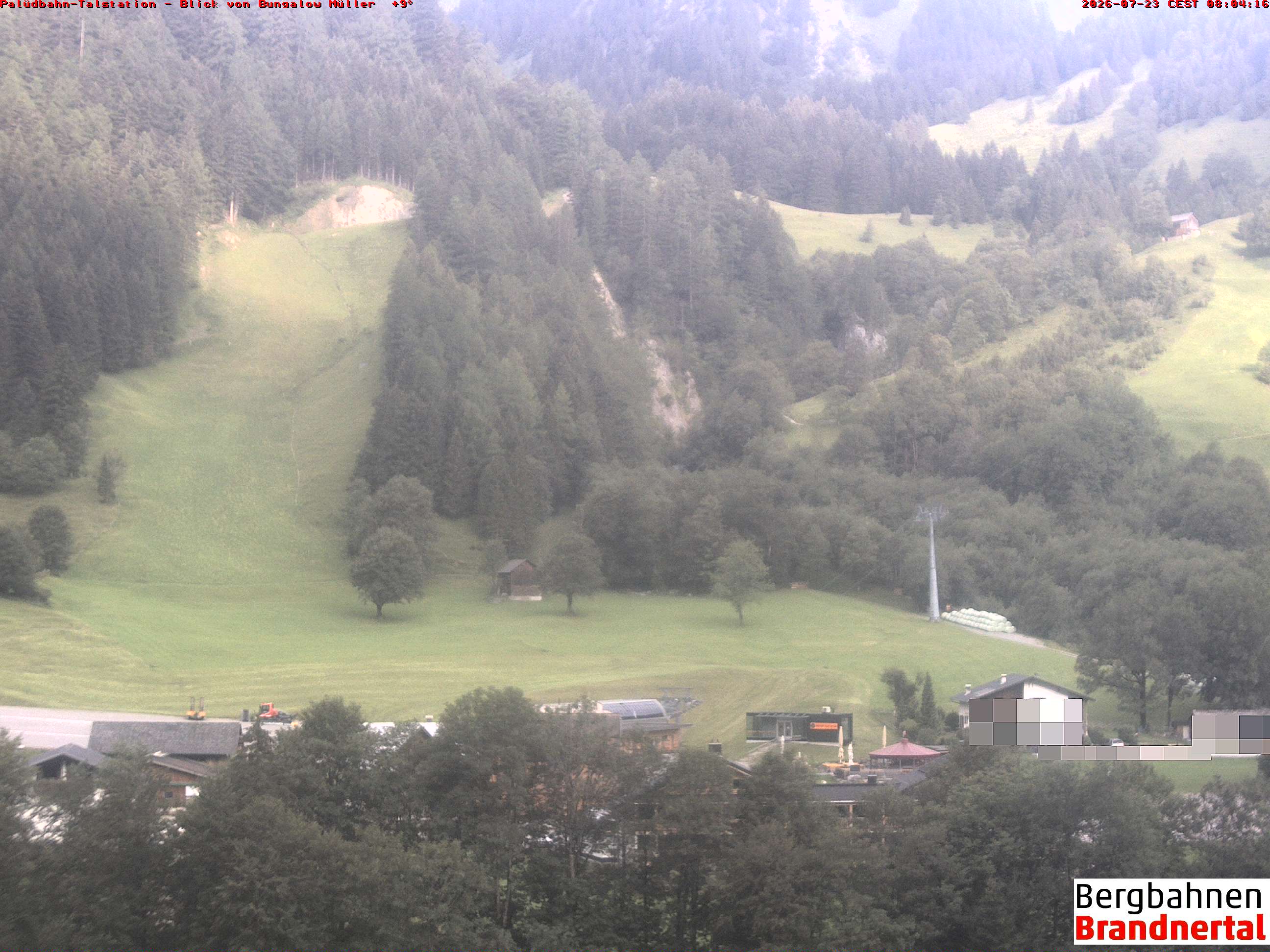 Blick auf Palüdbahn von Bungalow Müller