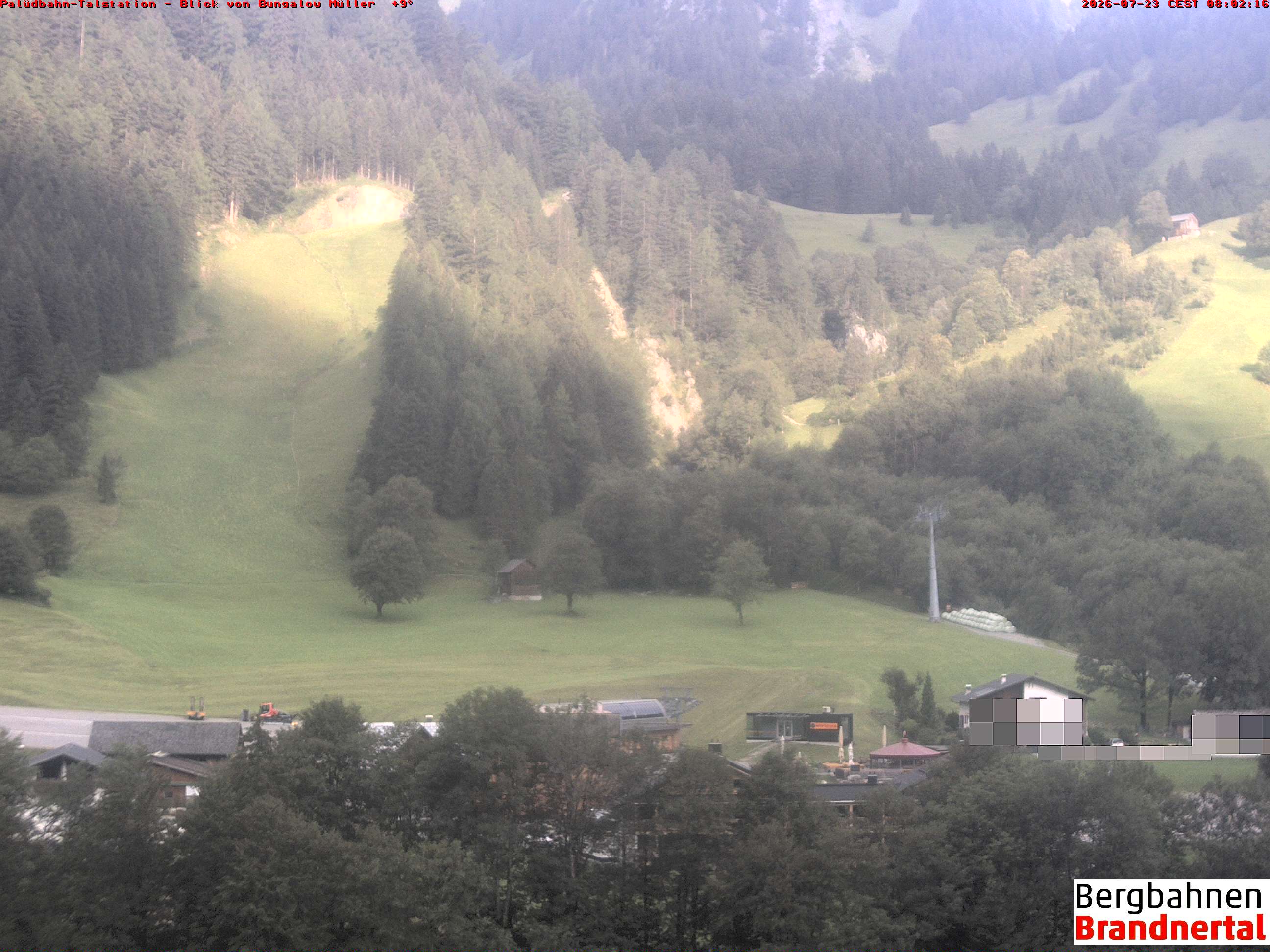 Blick auf Palüdbahn von Bungalow Müller