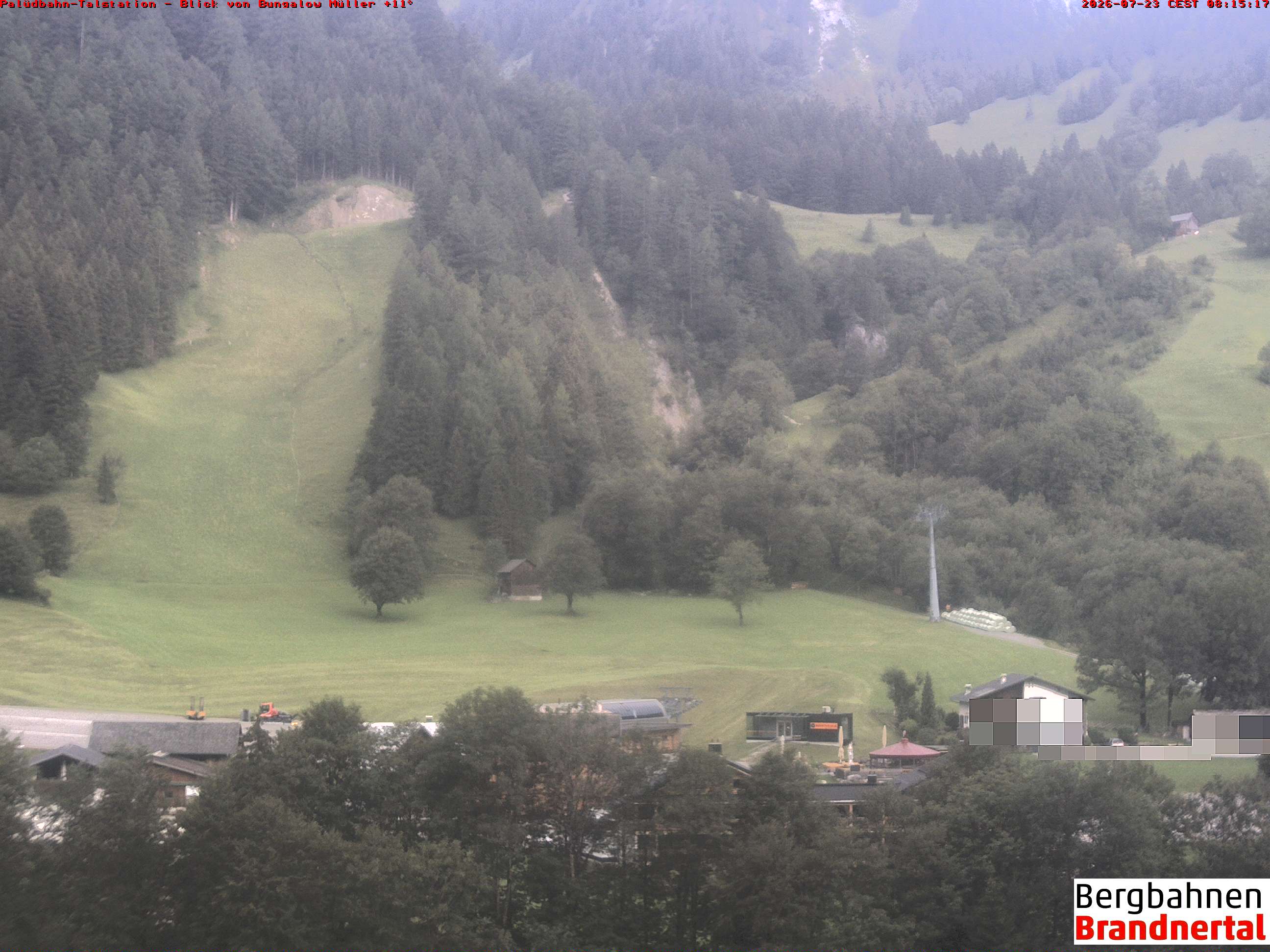 Blick auf Palüdbahn von Bungalow Müller