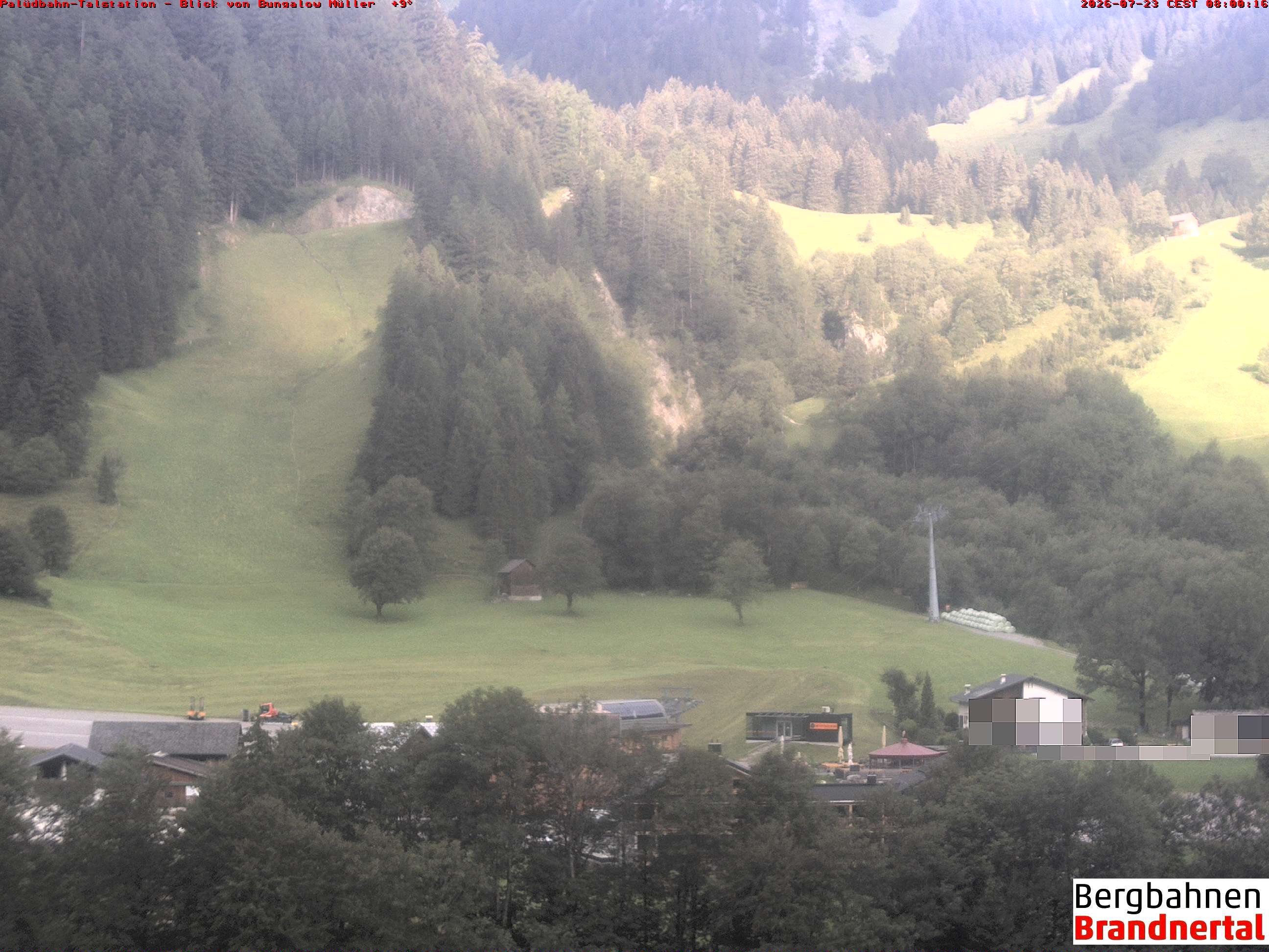 Blick auf Palüdbahn von Bungalow Müller