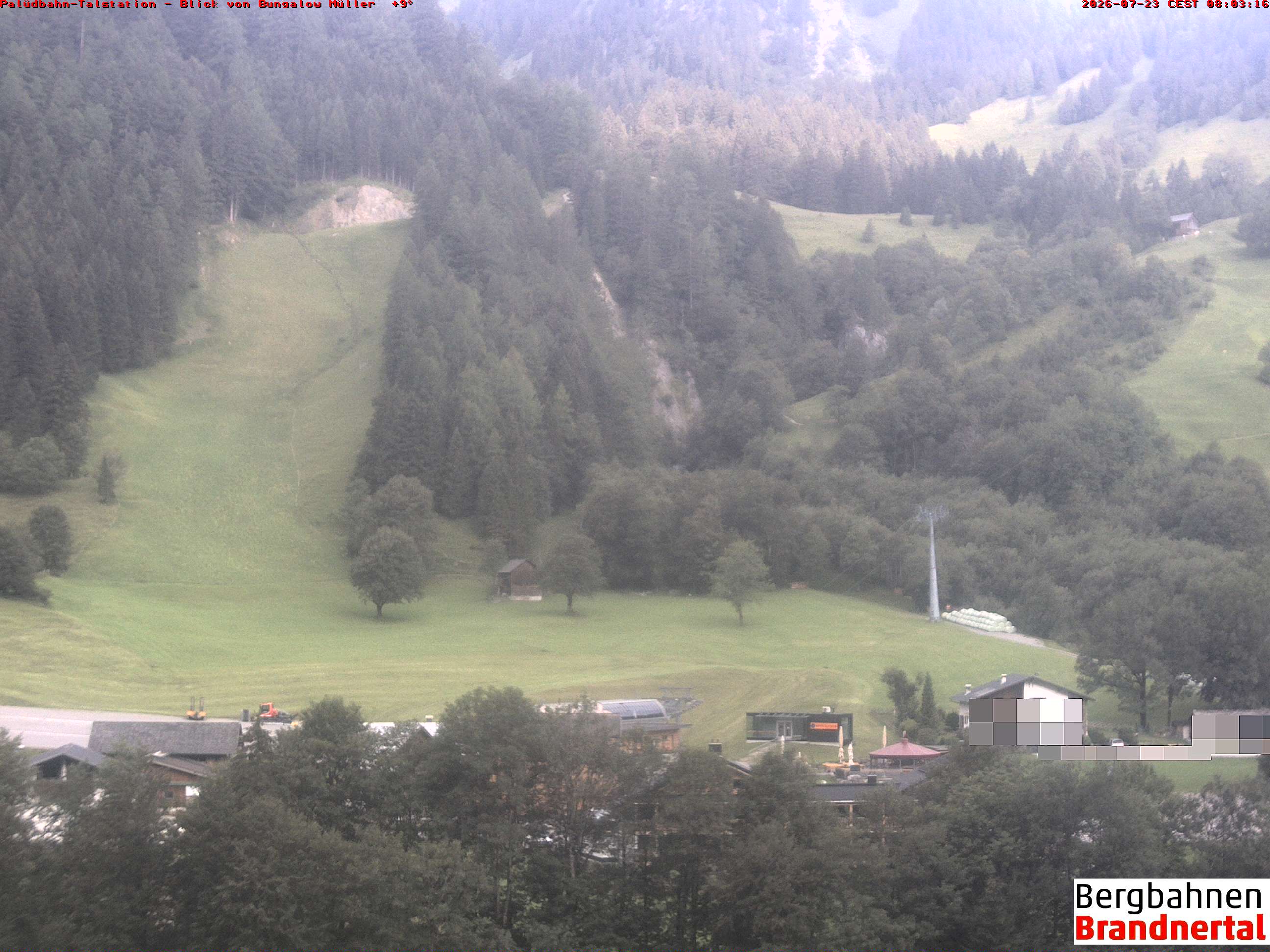 Blick auf Palüdbahn von Bungalow Müller