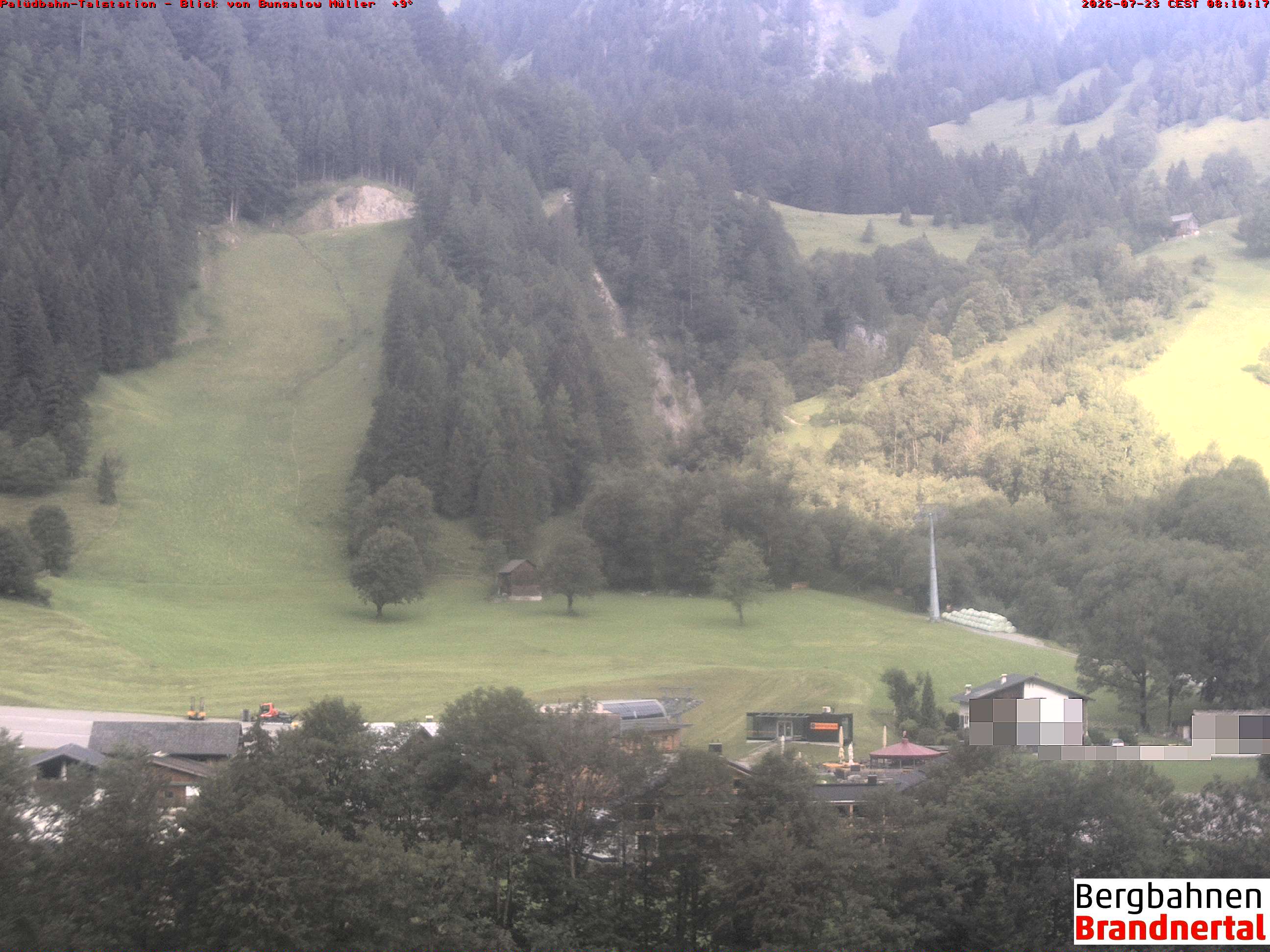 Blick auf Palüdbahn von Bungalow Müller