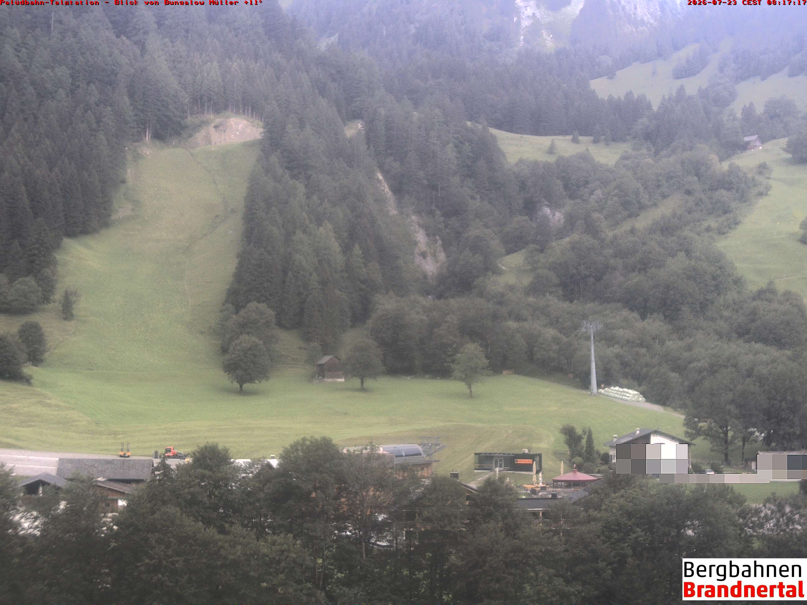 Blick auf Palüdbahn von Bungalow Müller