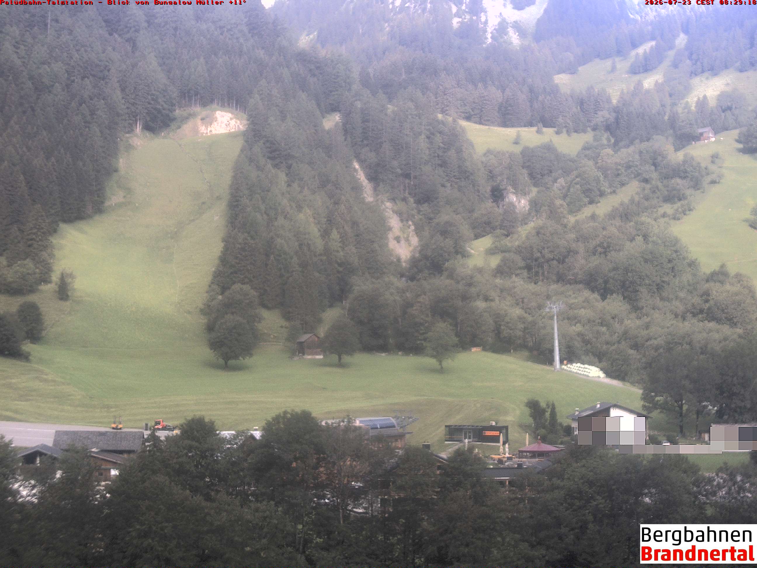 Blick auf Palüdbahn von Bungalow Müller
