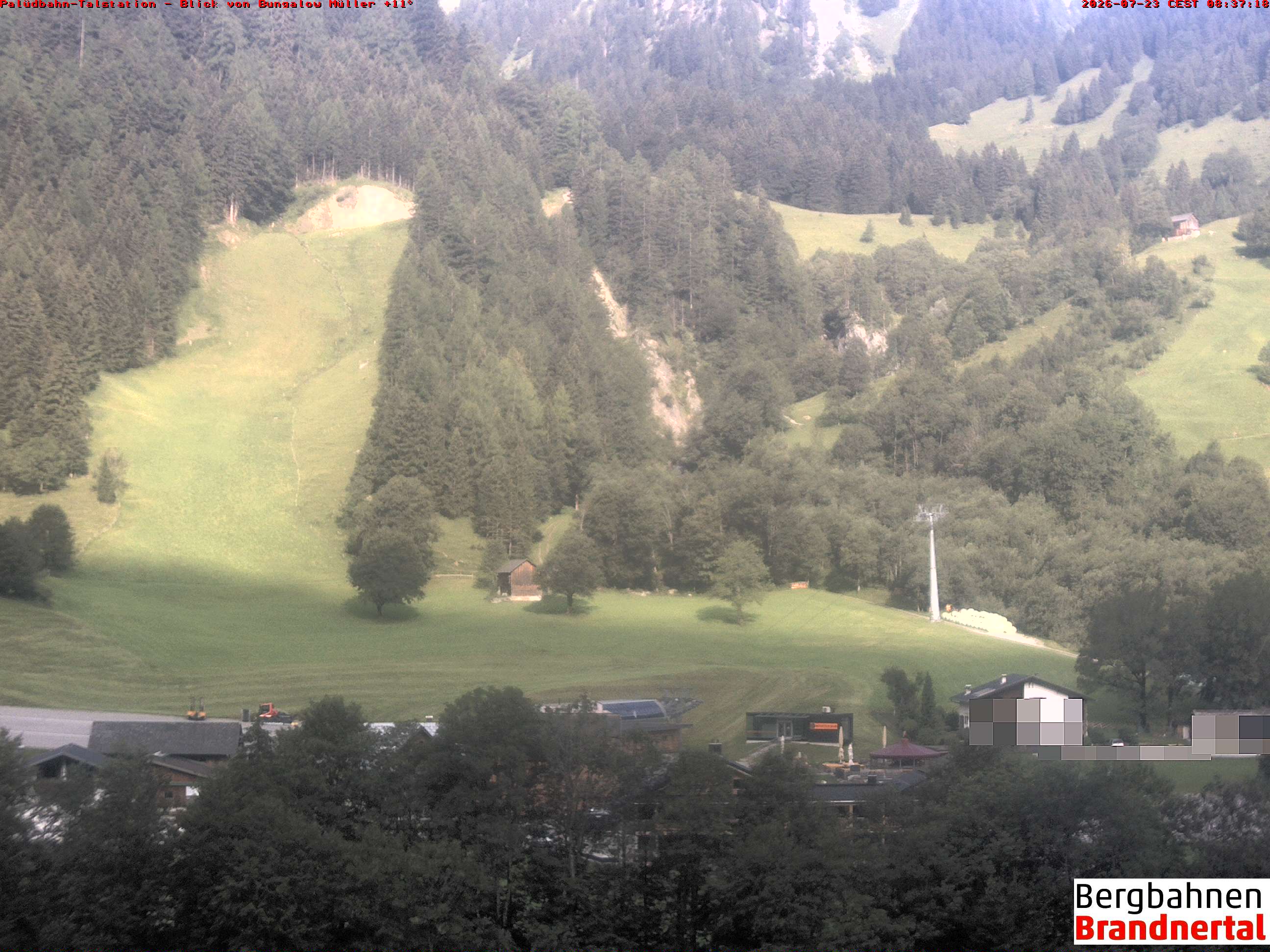 Blick auf Palüdbahn von Bungalow Müller