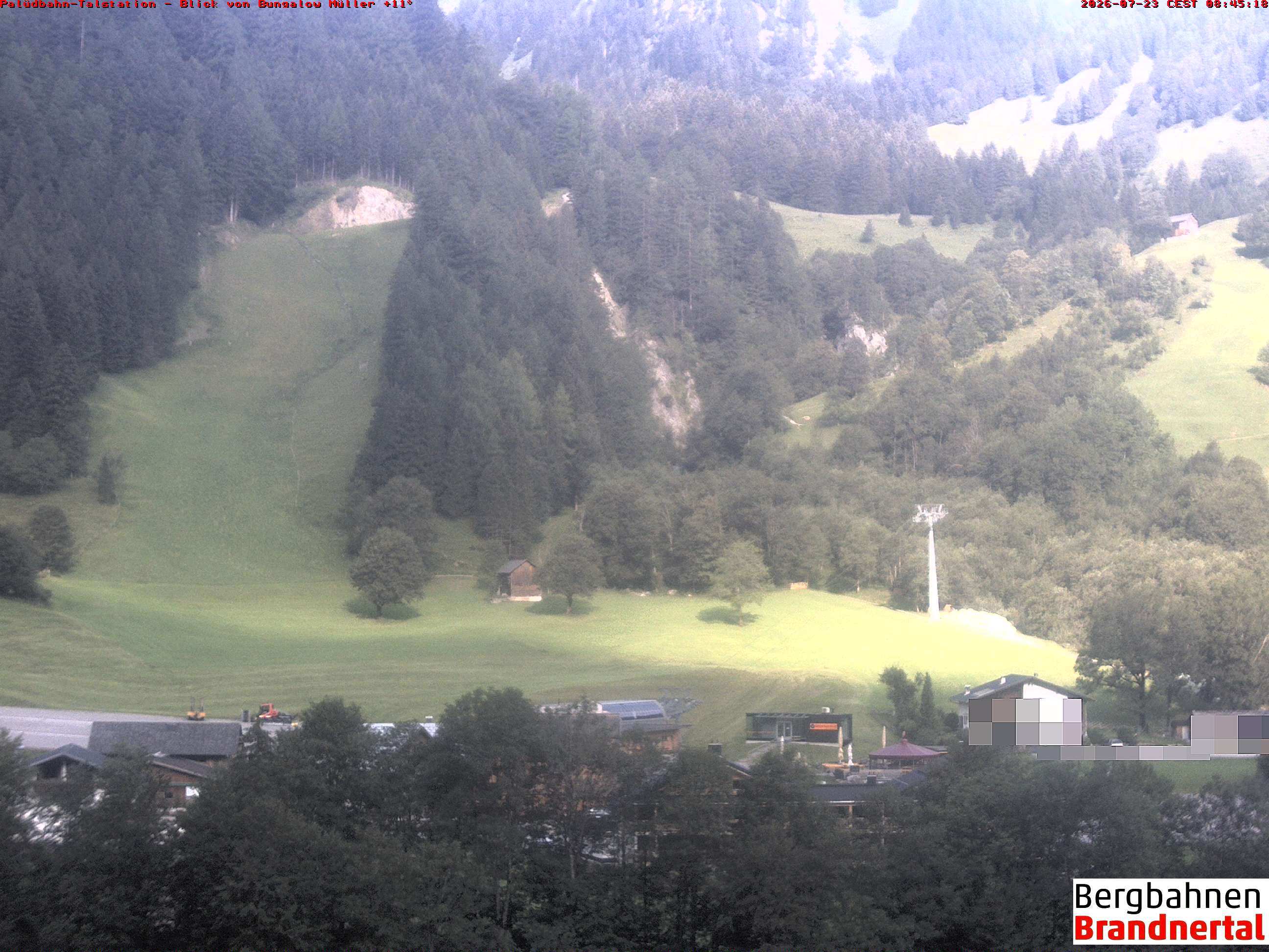 Blick auf Palüdbahn von Bungalow Müller