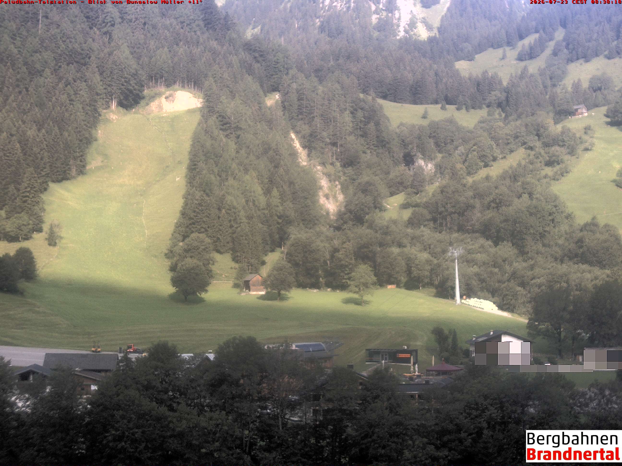 Blick auf Palüdbahn von Bungalow Müller